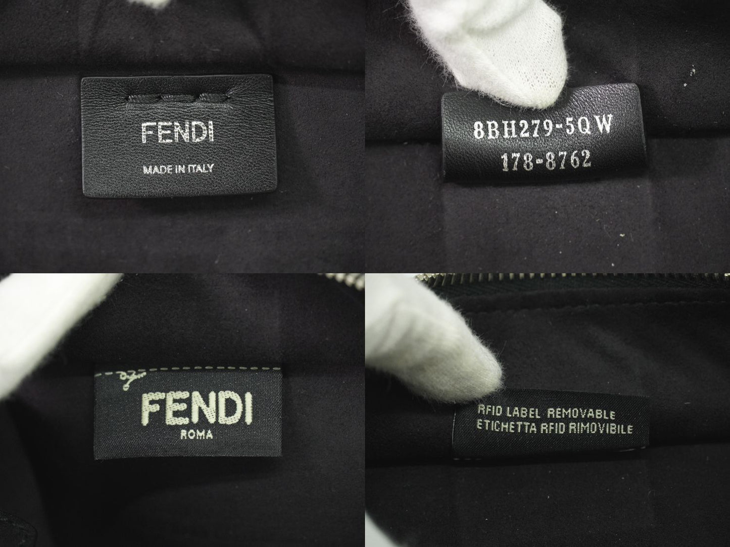 FENDI トロワジュール 2WAY ショルダーバッグ ブラック 8BH279