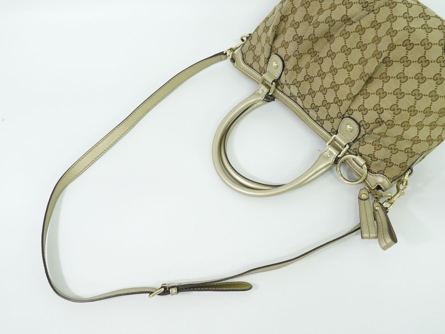 GUCCI スーキー GGキャンバス 2WAY ショルダーバッグ ブラウン 247902