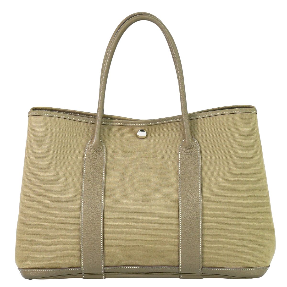 HERMES ガーデンパーティ PM トートバッグ □M刻 エトゥープ