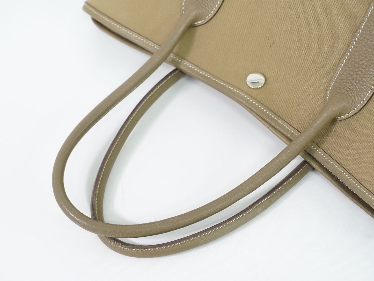 HERMES ガーデンパーティ PM トートバッグ □M刻 エトゥープ