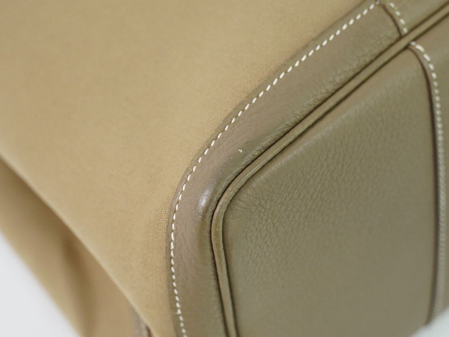 HERMES ガーデンパーティ PM トートバッグ □M刻 エトゥープ