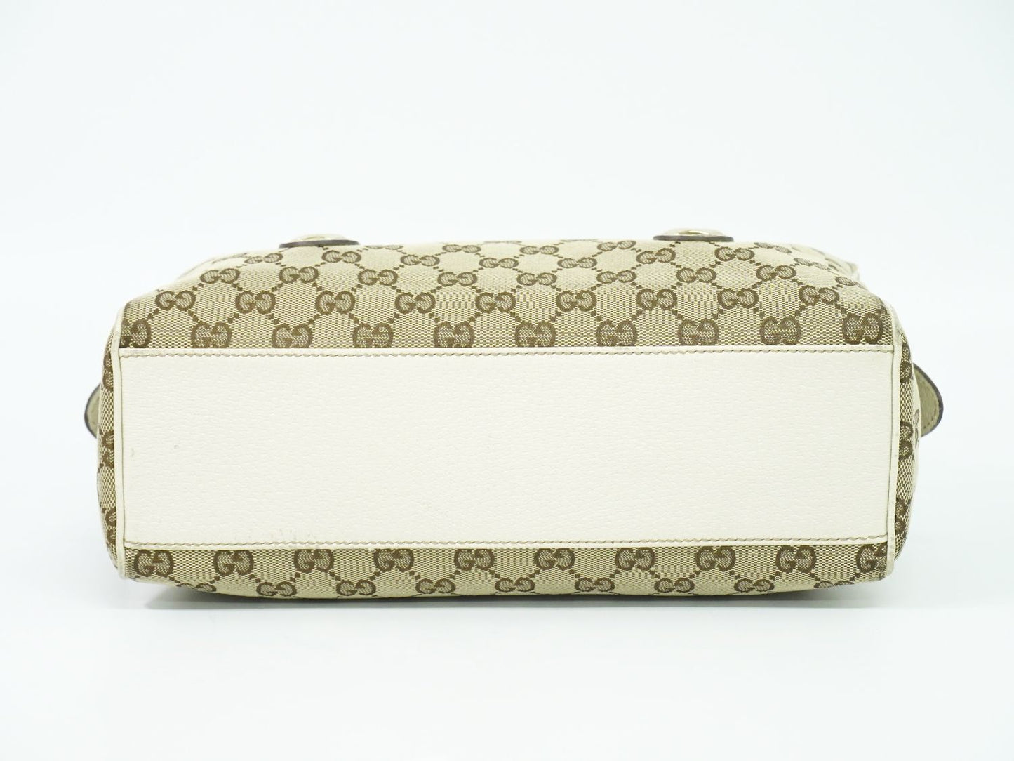 GUCCI ミニ ボストンバッグ ベージュ ホワイト 152457