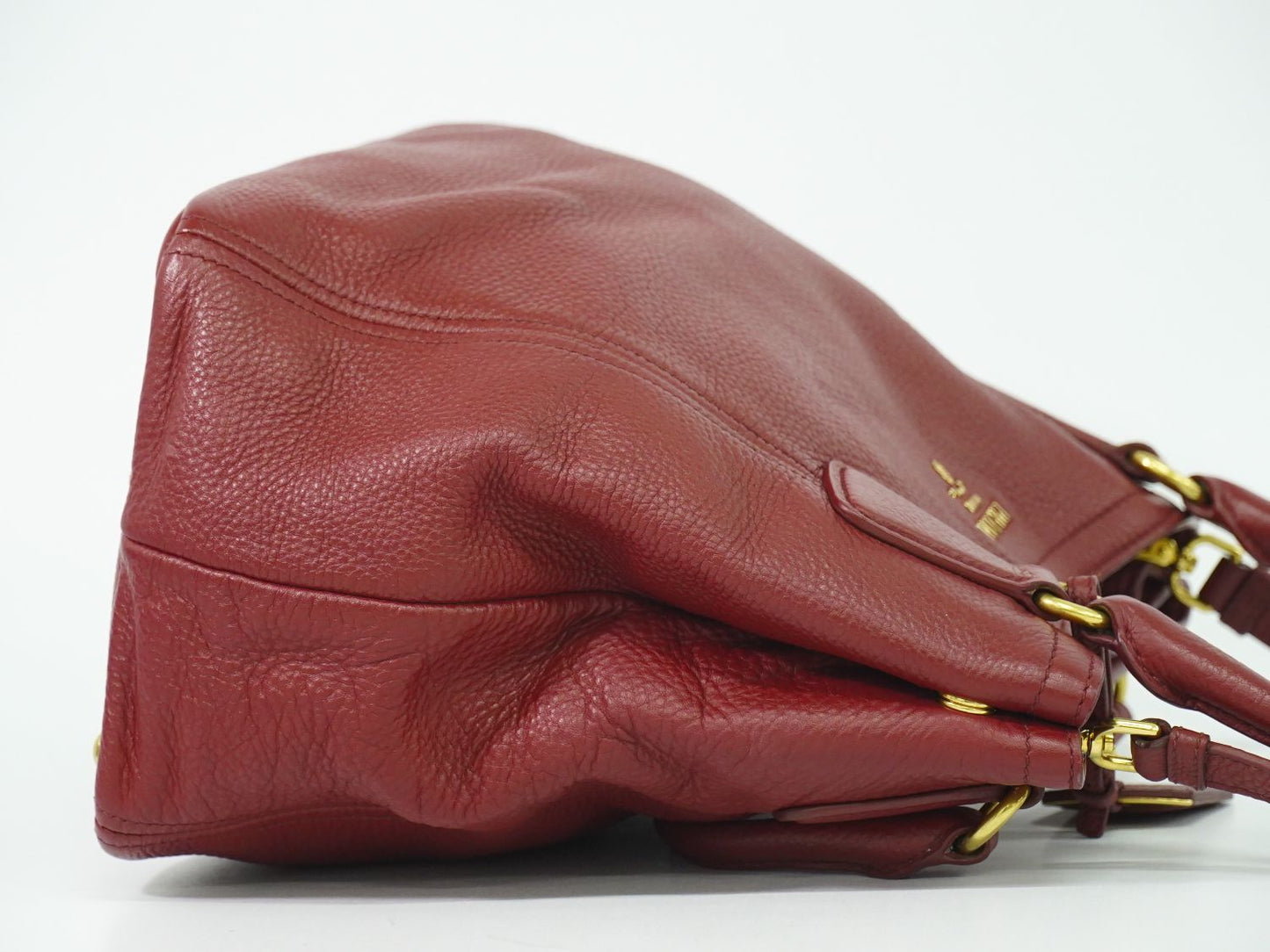 PRADA 2WAY ショルダーバッグ ボルドー