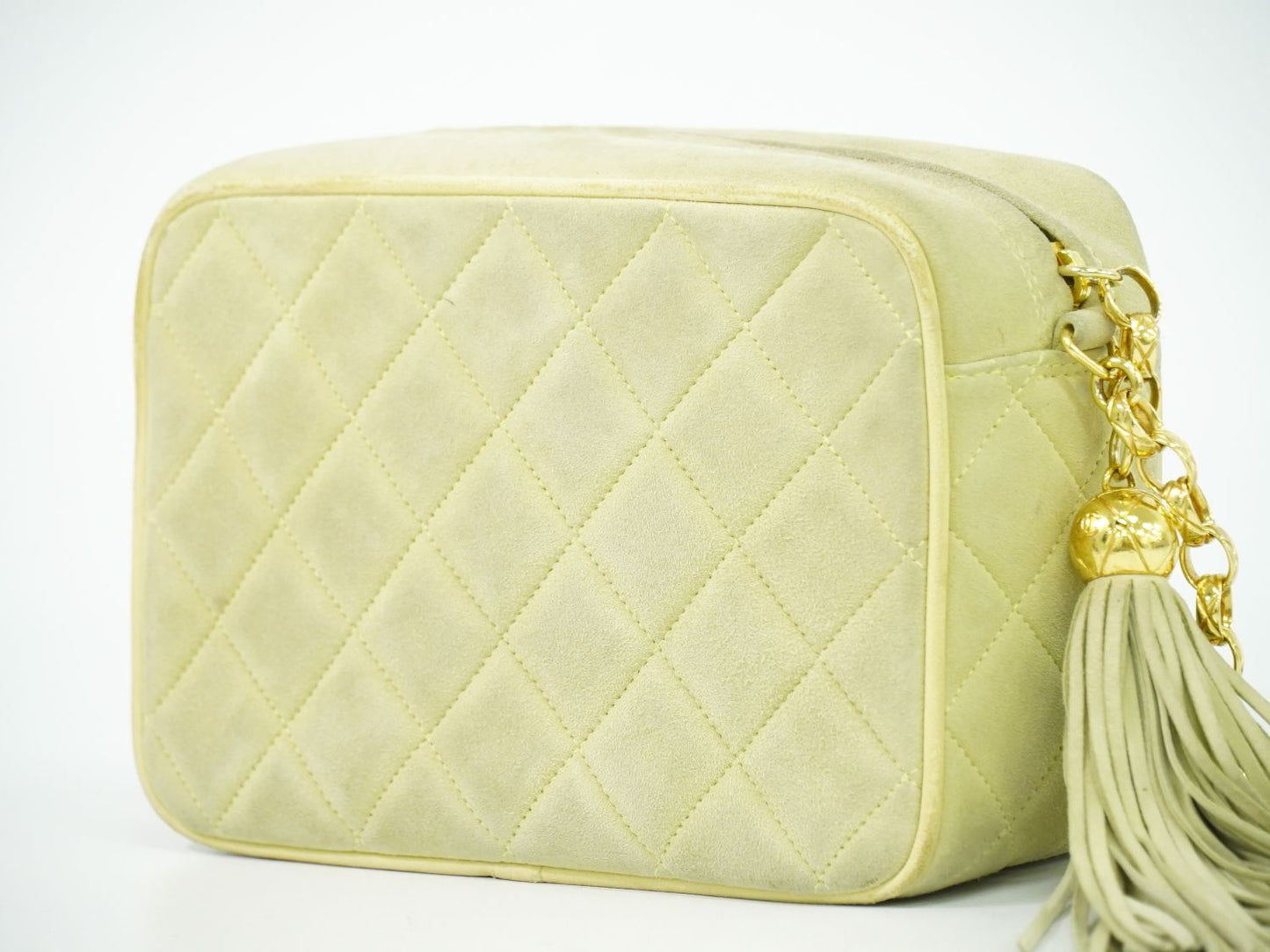 CHANEL ココマーク ショルダーバッグ ライトイエロー