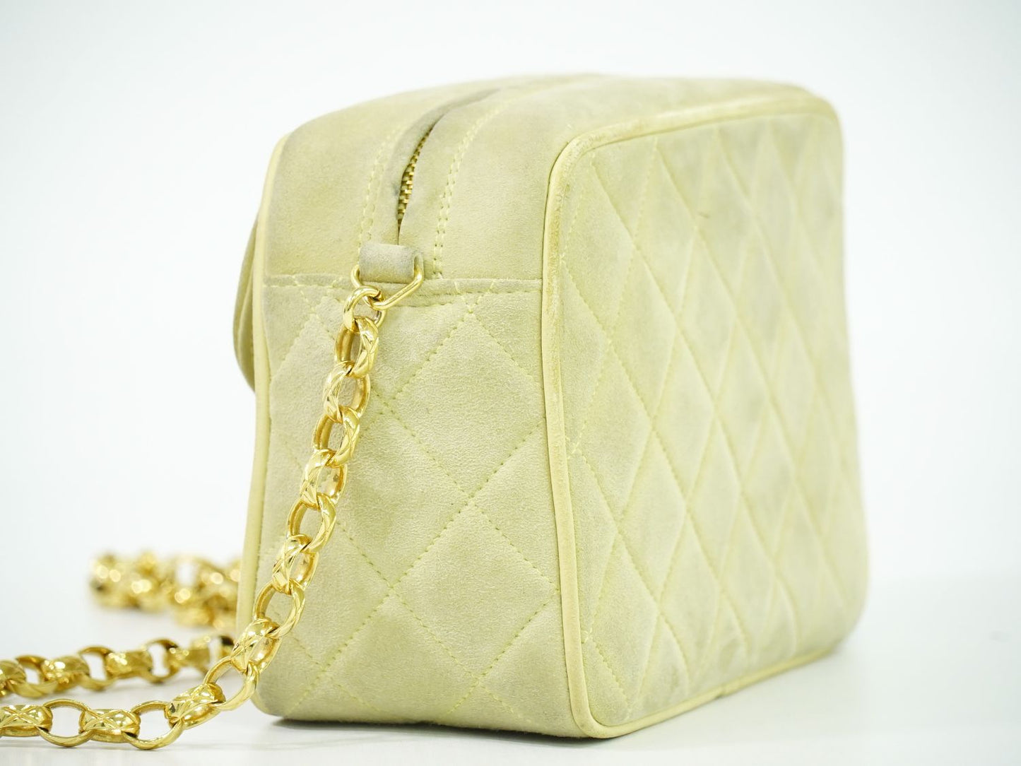 CHANEL ココマーク ショルダーバッグ ライトイエロー