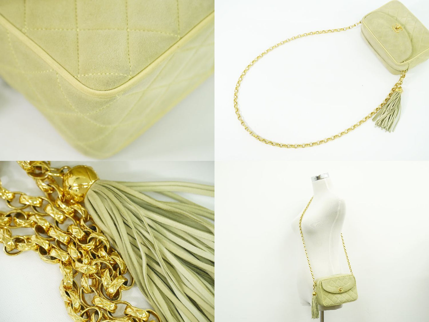 CHANEL ココマーク ショルダーバッグ ライトイエロー