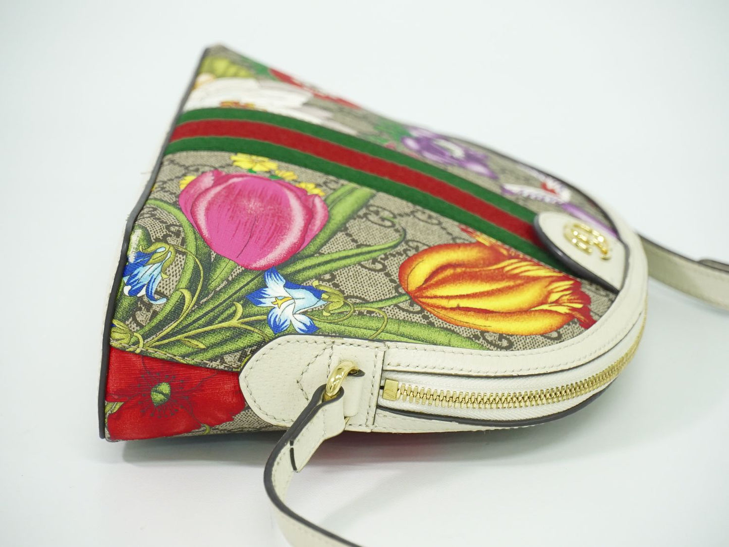 GUCCI オフィディア フローラ GGスプリーム ショルダーバッグ ベージュ マルチカラー 499621