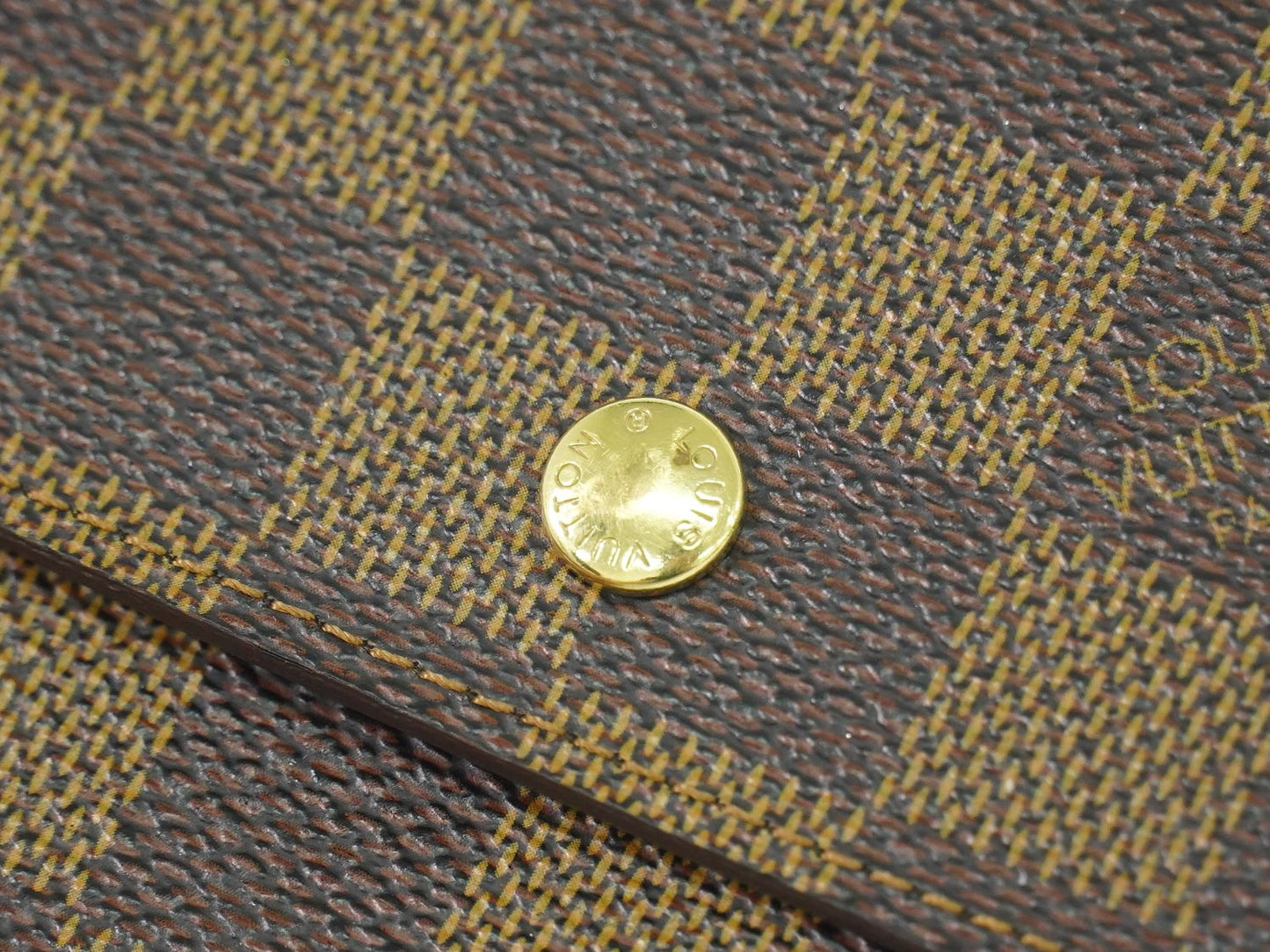 LOUIS VUITTON ポルトフォイユ エリーズ ダミエ エベヌ 折財布 N61654