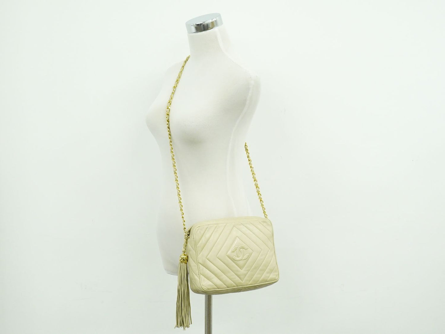 CHANEL ココマーク ショルダーバッグ ベージュ