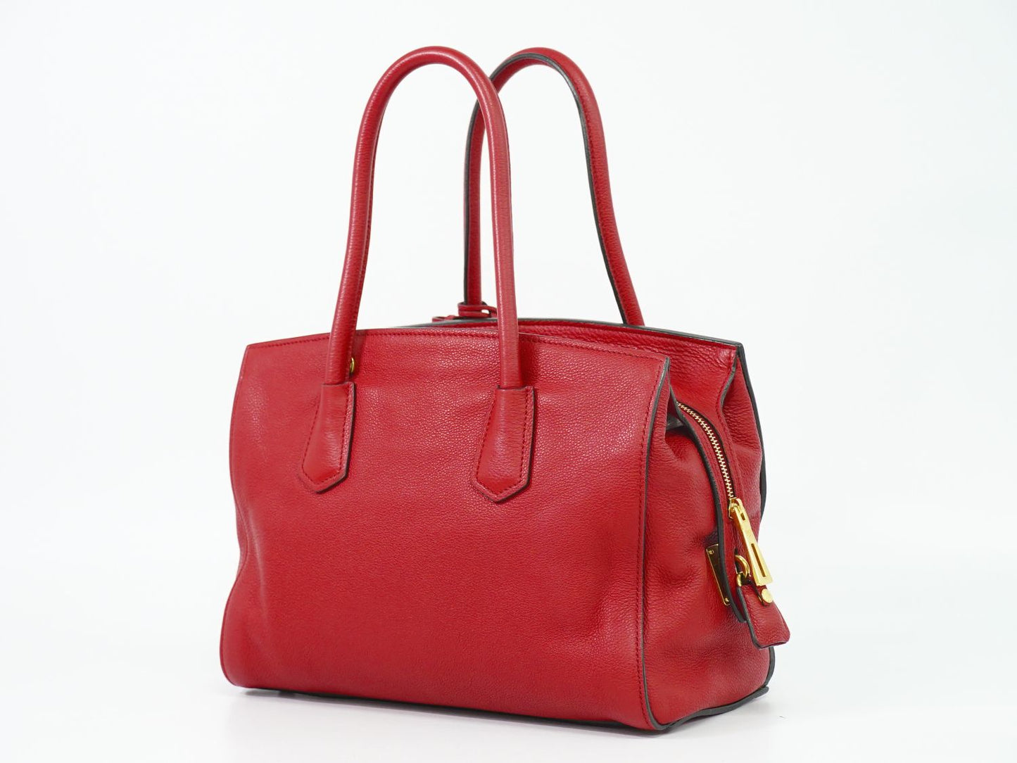PRADA トートバッグ レッド BN2769