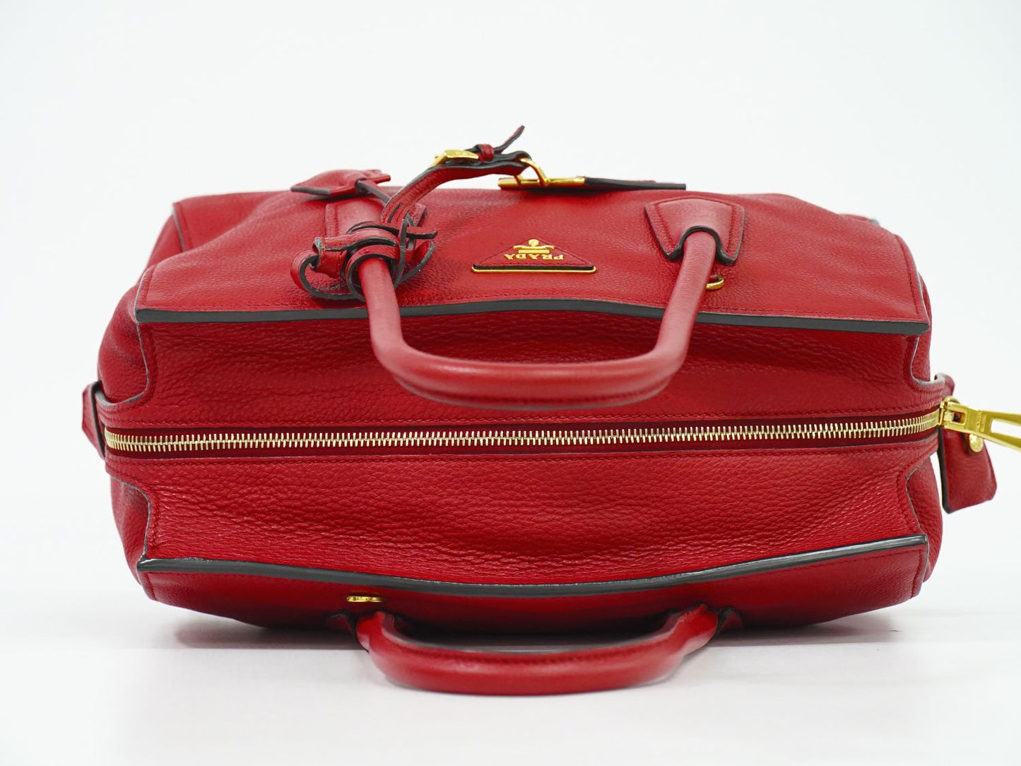 PRADA トートバッグ レッド BN2769