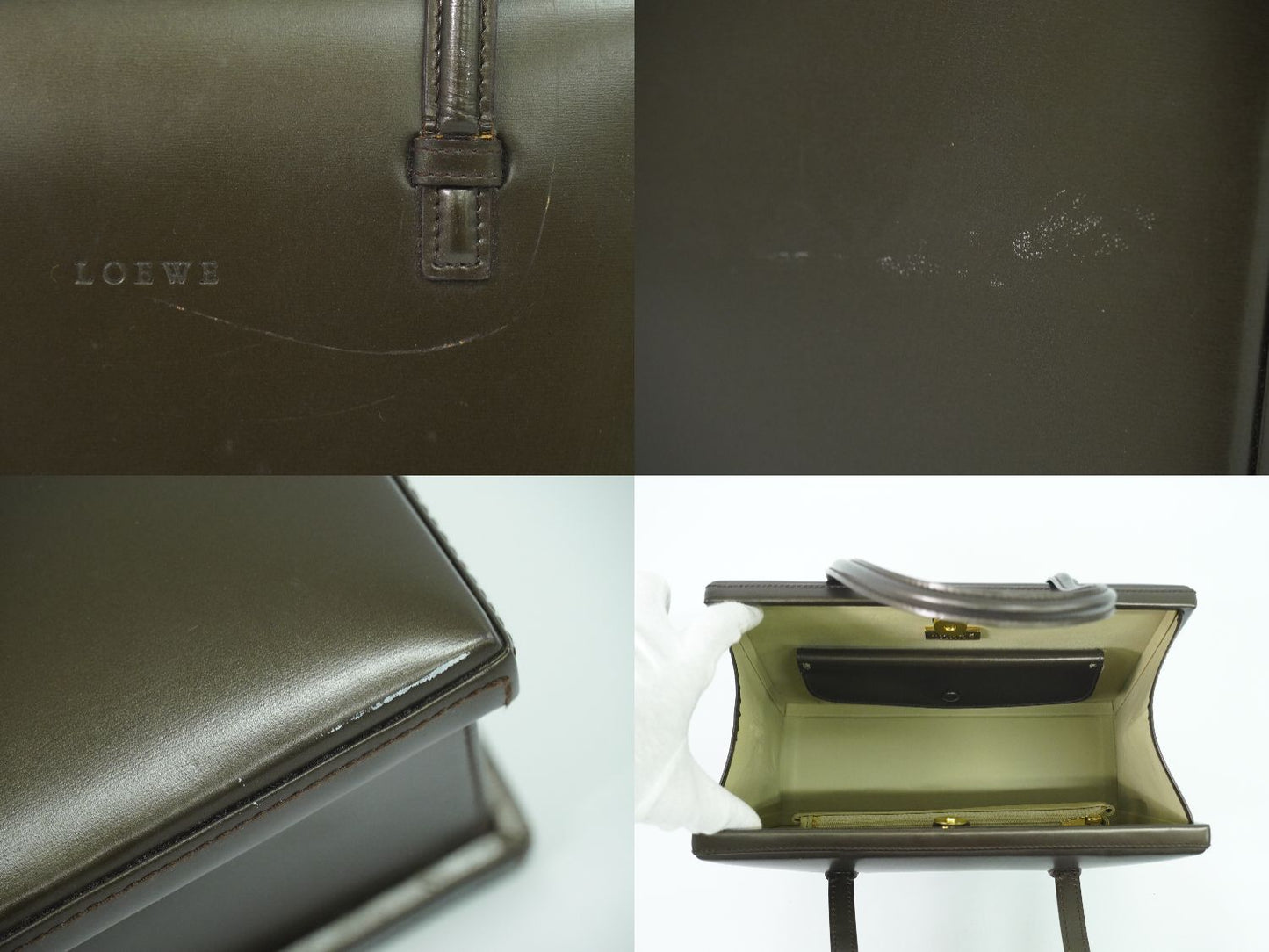 LOEWE ハンドバッグ ブラウン