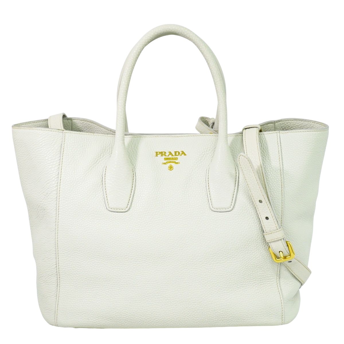 PRADA 2WAY ショルダーバッグ アイボリー系 BN2694