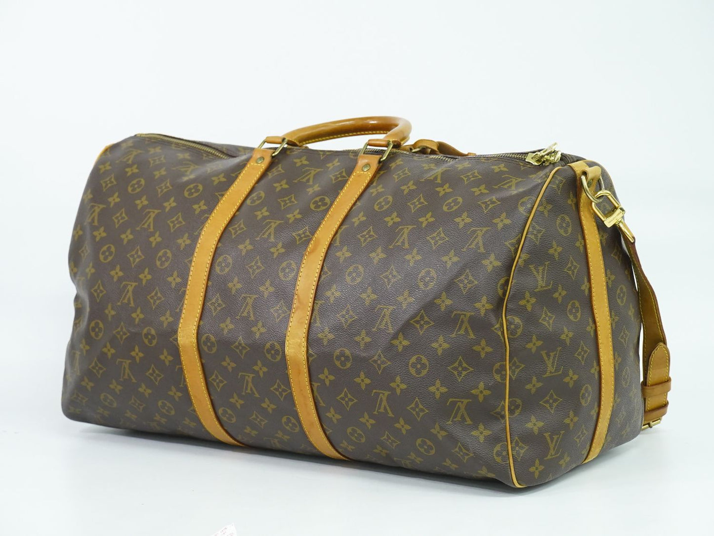 LOUIS VUITTON キーポルバンドリエール 55 モノグラム 2WAY ボストンバッグ M41414