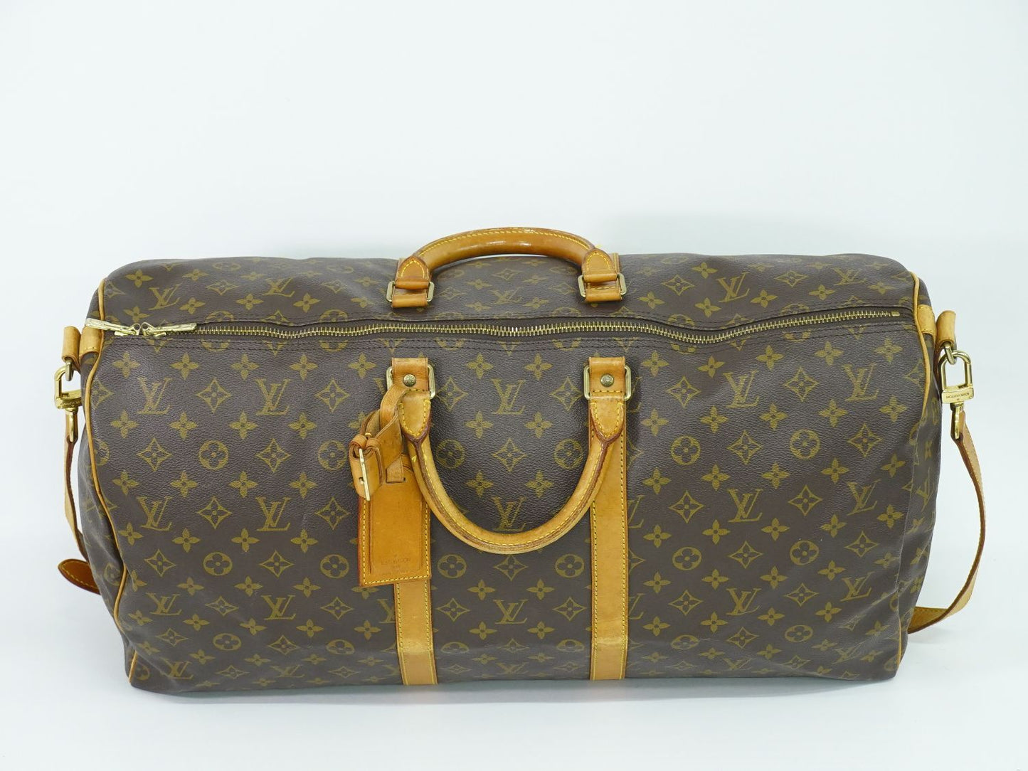 LOUIS VUITTON キーポルバンドリエール 55 モノグラム 2WAY ボストンバッグ M41414