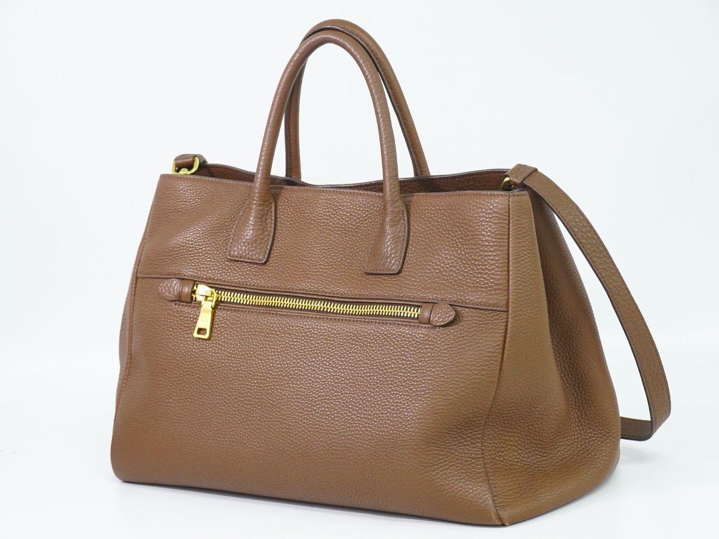 PRADA 2WAY ショルダーバッグ ブラウン BN2545