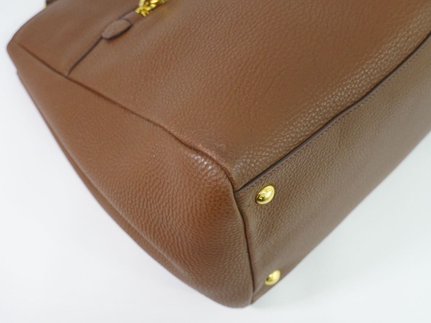 PRADA 2WAY ショルダーバッグ ブラウン BN2545