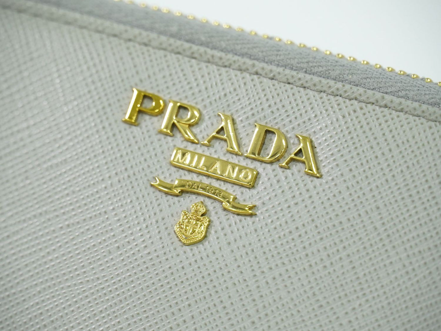 PRADA サフィアーノ 長財布 グレー 1ML030