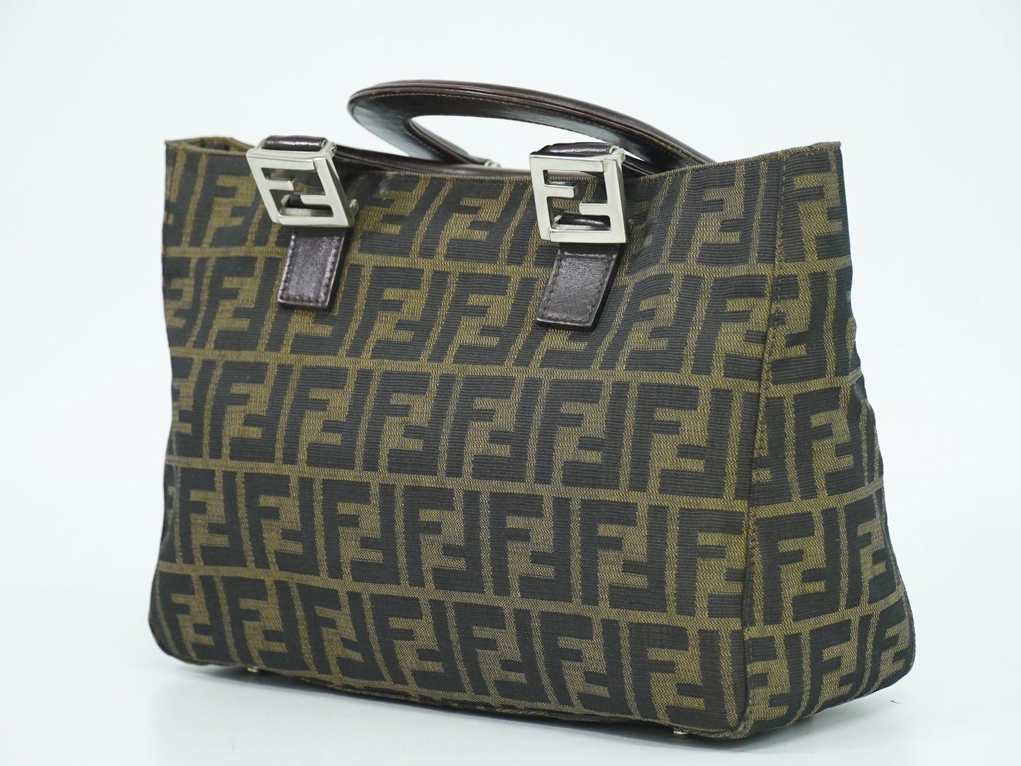 FENDI ズッカ トートバッグ ブラウン 26329
