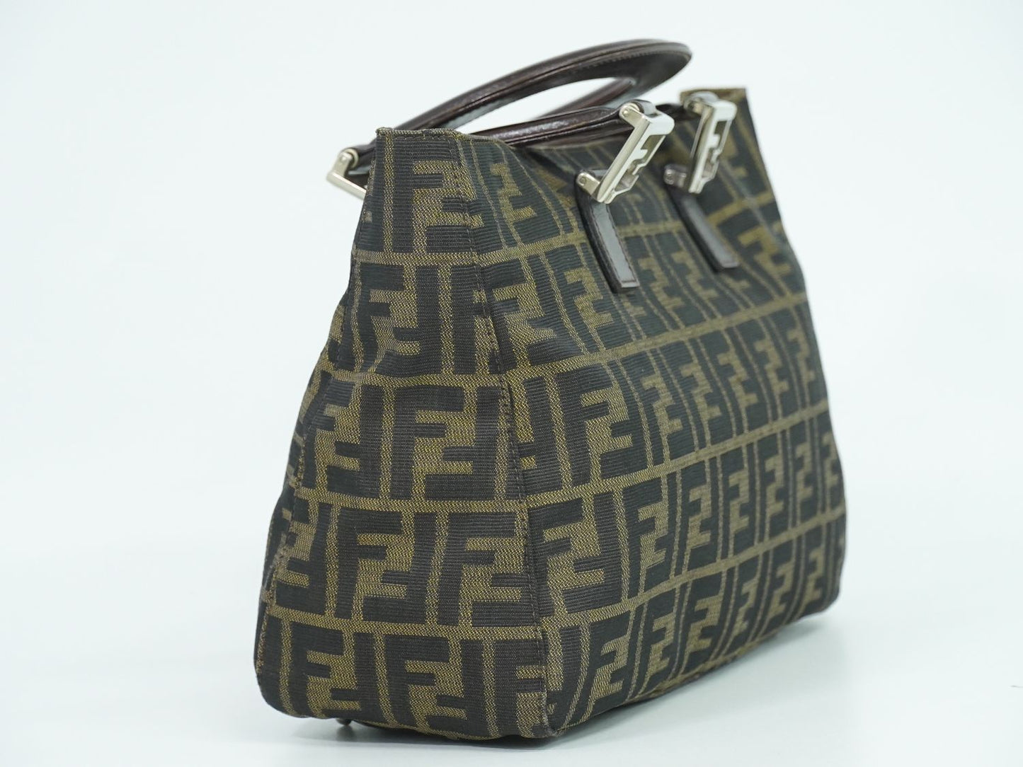 FENDI ズッカ トートバッグ ブラウン 26329