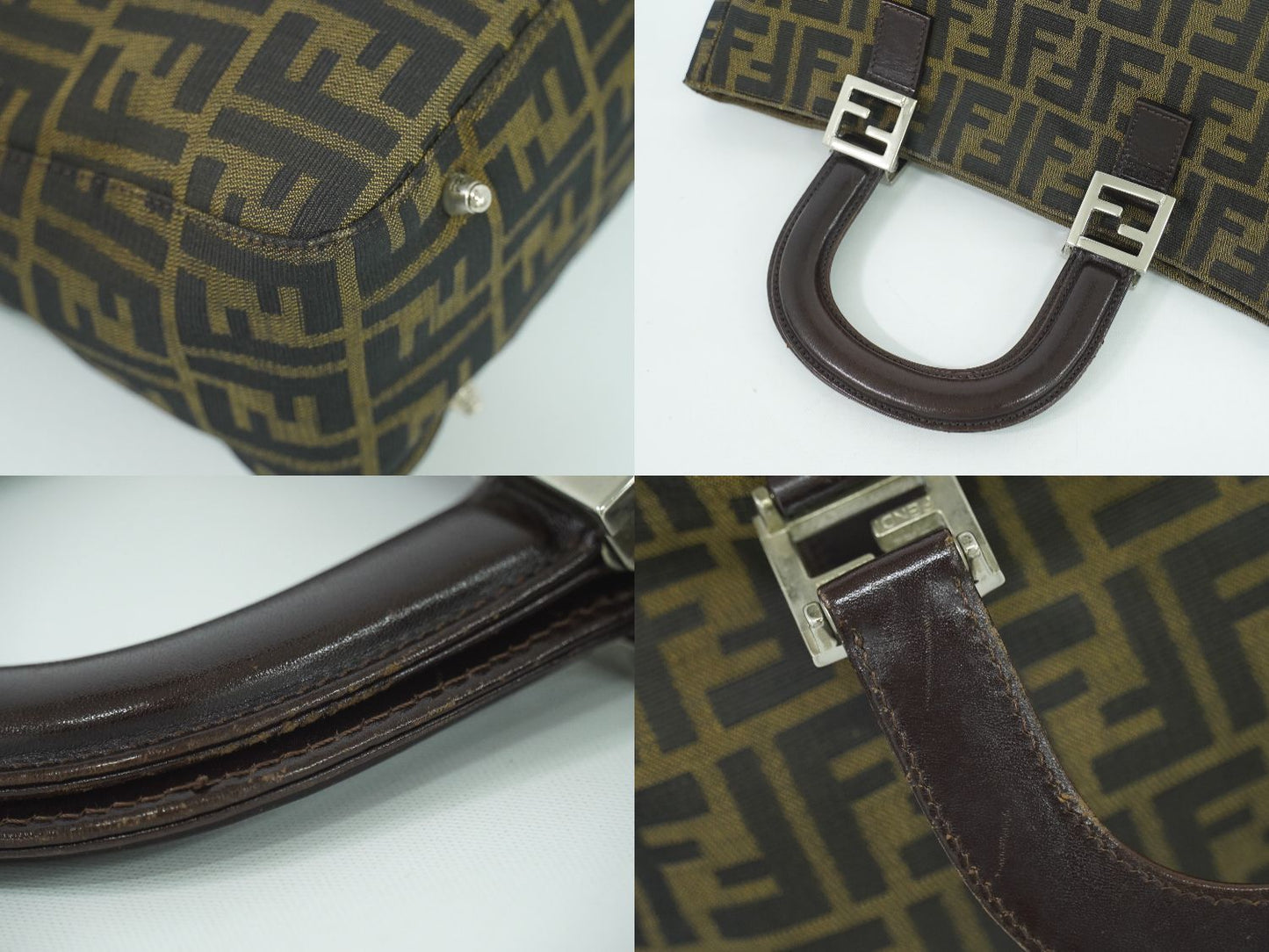 FENDI ズッカ トートバッグ ブラウン 26329