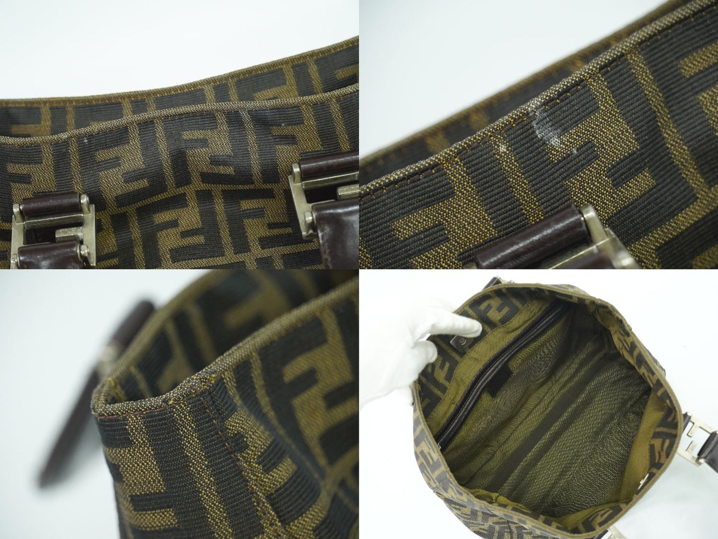 FENDI ズッカ トートバッグ ブラウン 26329
