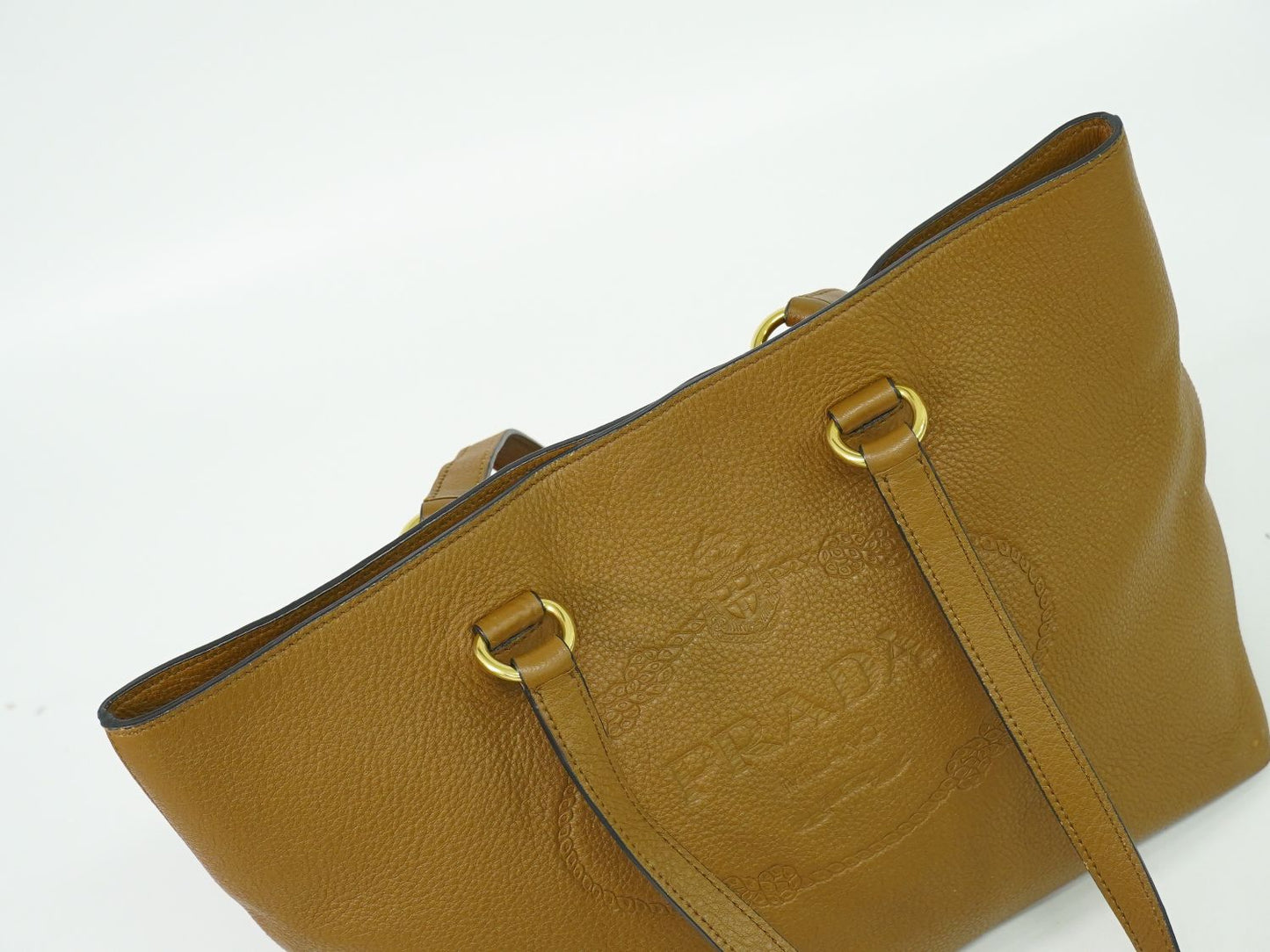 PRADA トートバッグ ブラウン