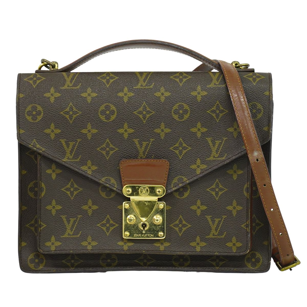 LOUIS VUITTON モンソー モノグラム 2WAY ショルダーバッグ M51185
