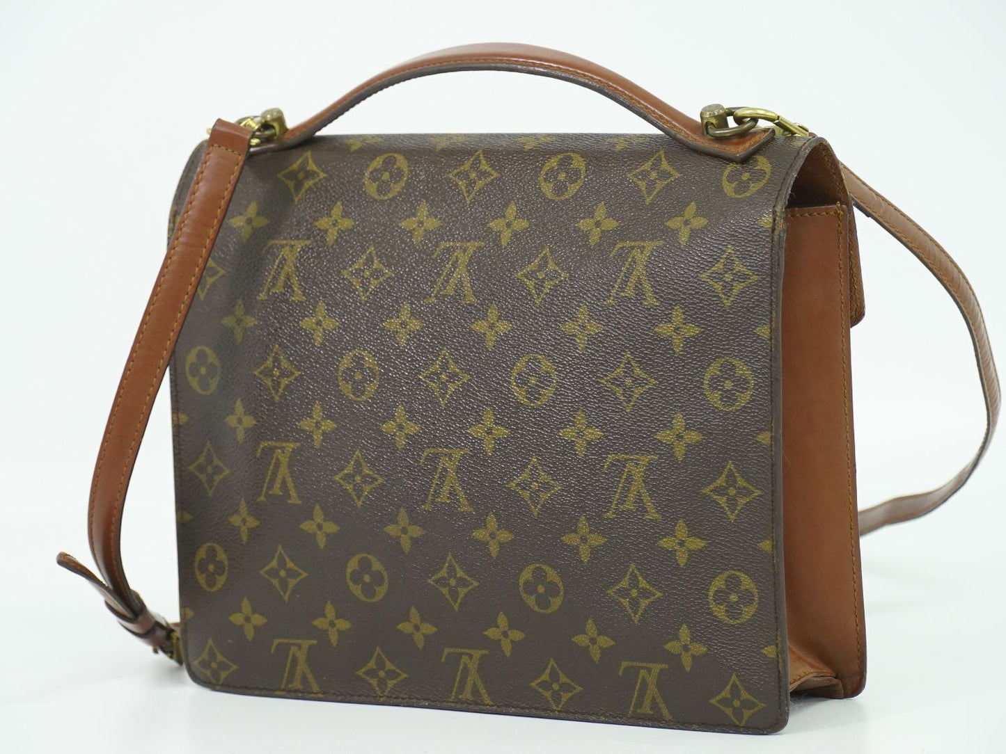 LOUIS VUITTON モンソー モノグラム 2WAY ショルダーバッグ M51185