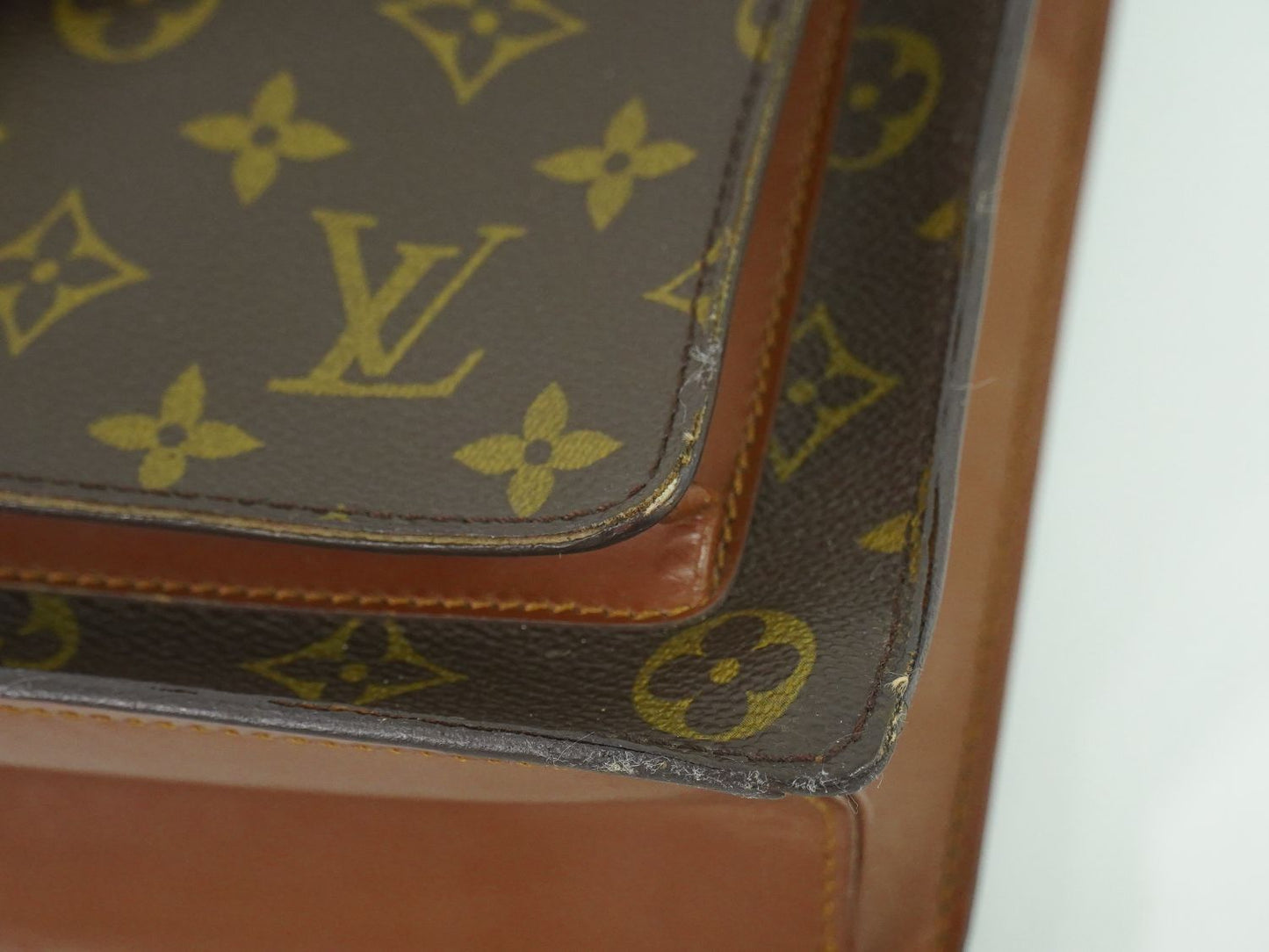LOUIS VUITTON モンソー モノグラム 2WAY ショルダーバッグ M51185