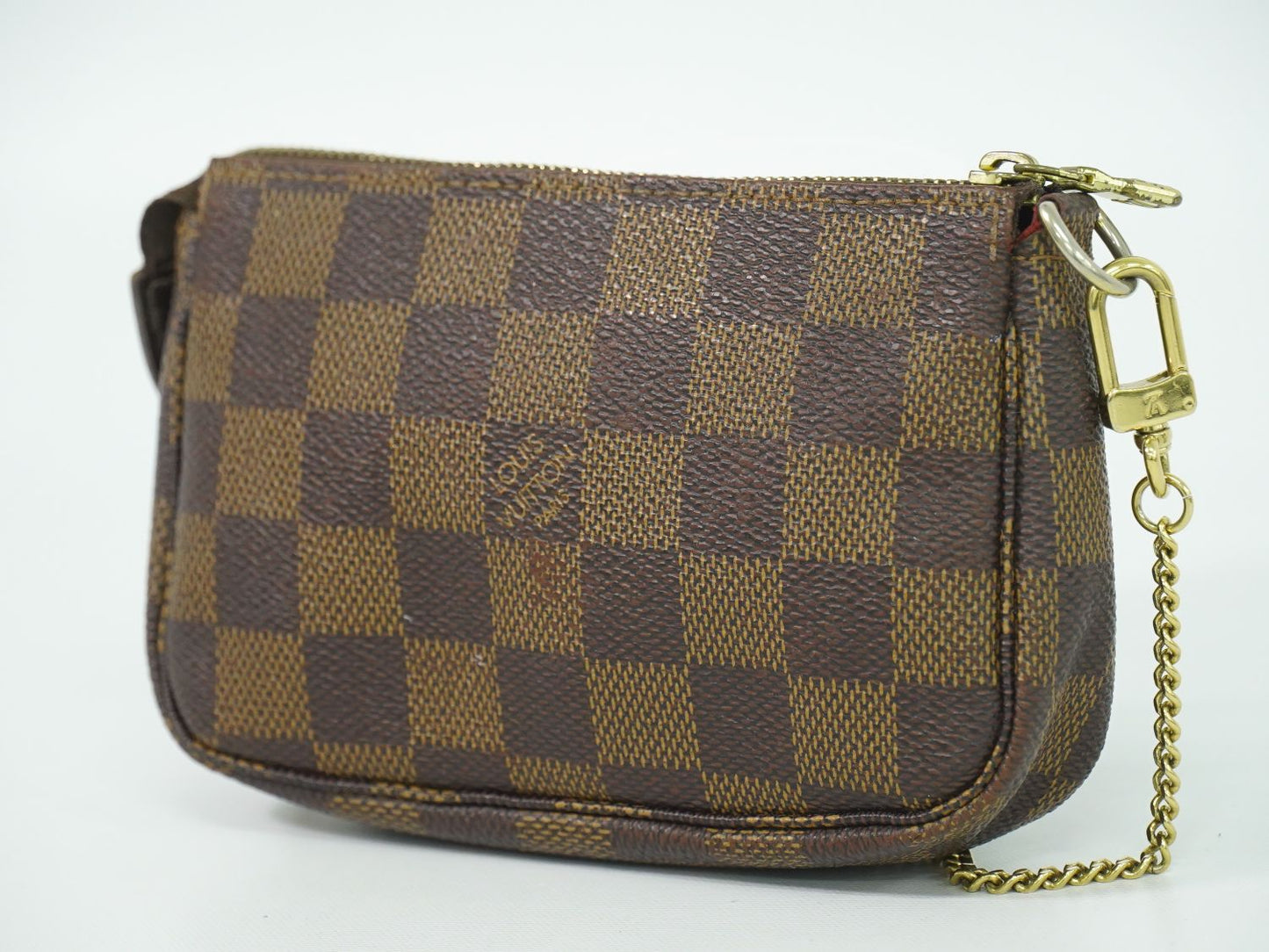 LOUIS VUITTON ミニ ポシェットアクセソワール ダミエエベヌ ポーチ N58009