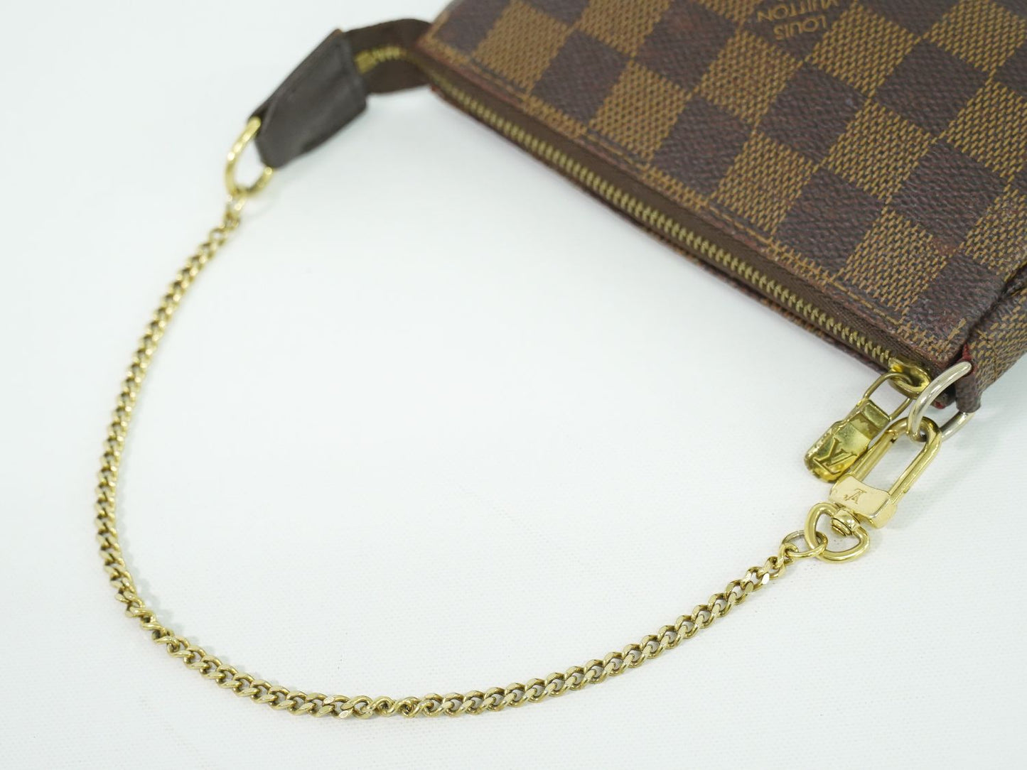 LOUIS VUITTON ミニ ポシェットアクセソワール ダミエエベヌ ポーチ N58009