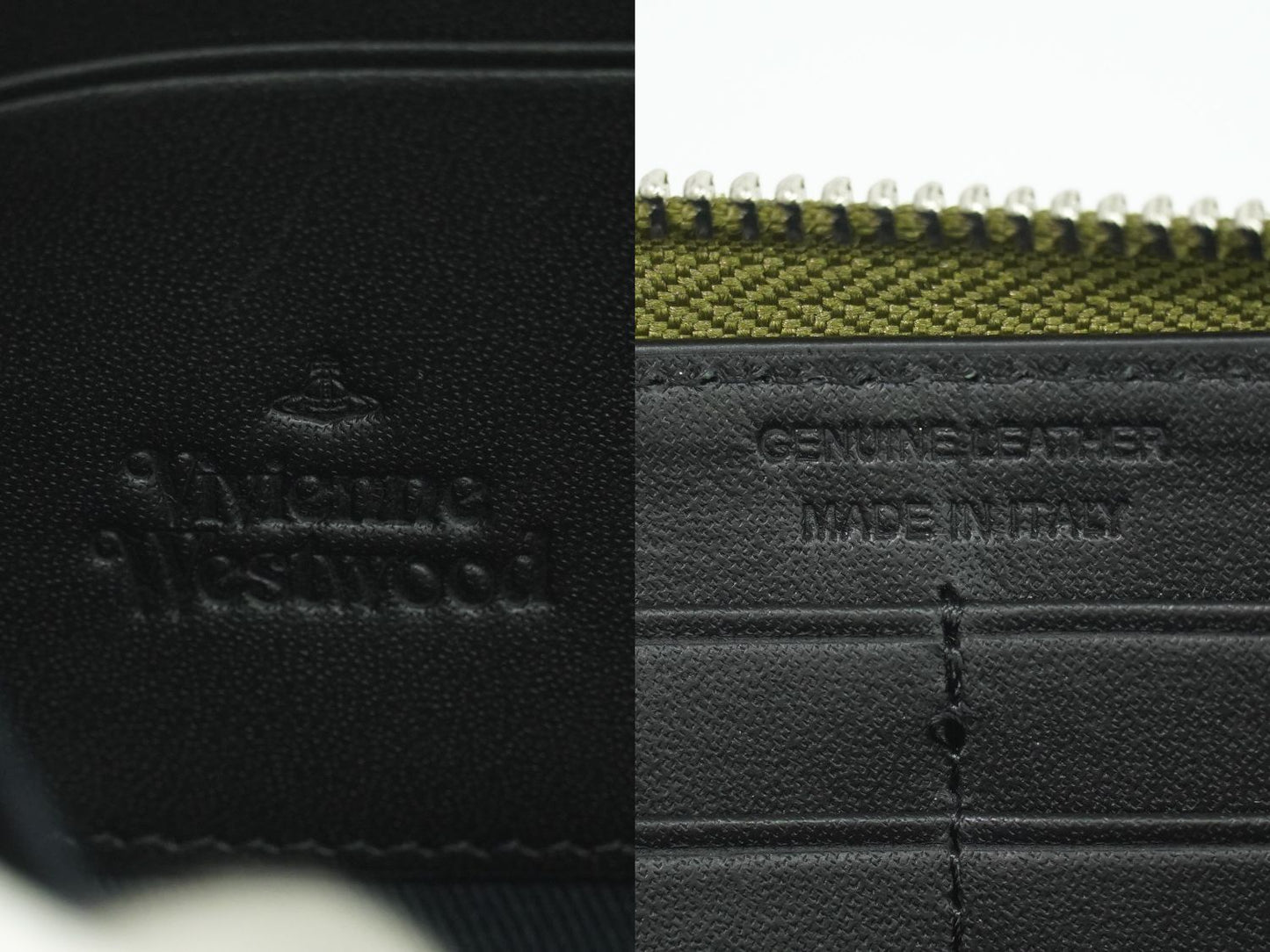 Vivienne Westwood オーブ 長財布 カーキ