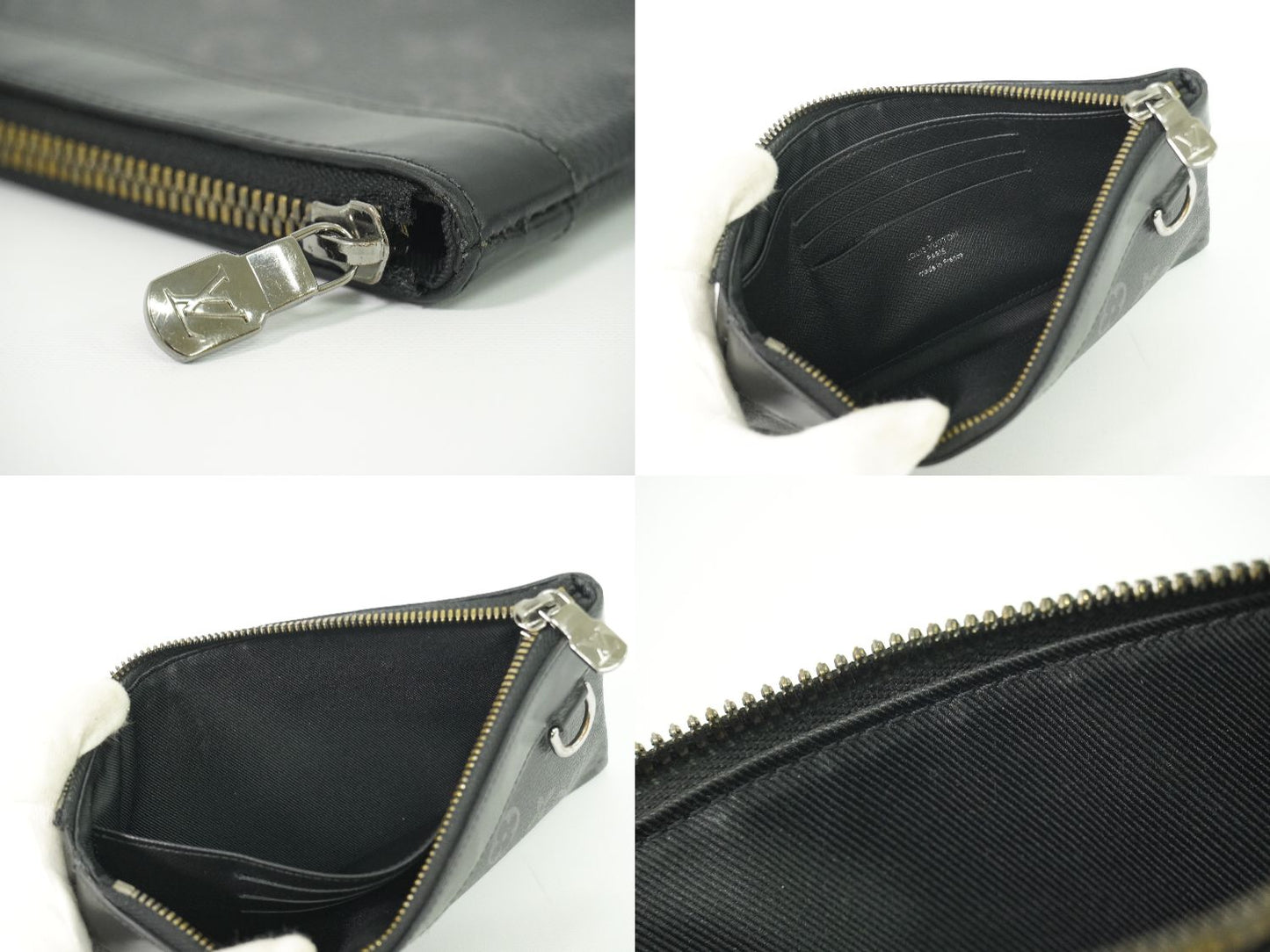 LOUIS VUITTON ポシェット ディスカバリー PM モノグラム エクリプス クラッチバッグ M44323