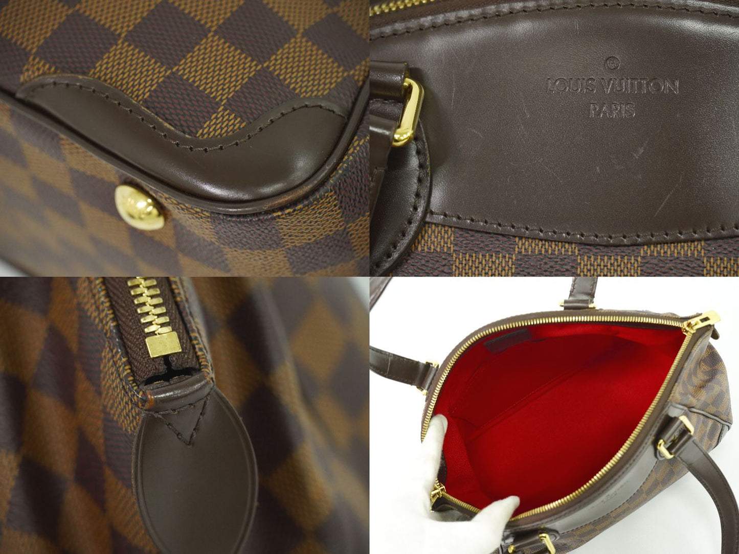 LOUIS VUITTON ヴェローナ PM ダミエ エベヌ トートバッグ N41117