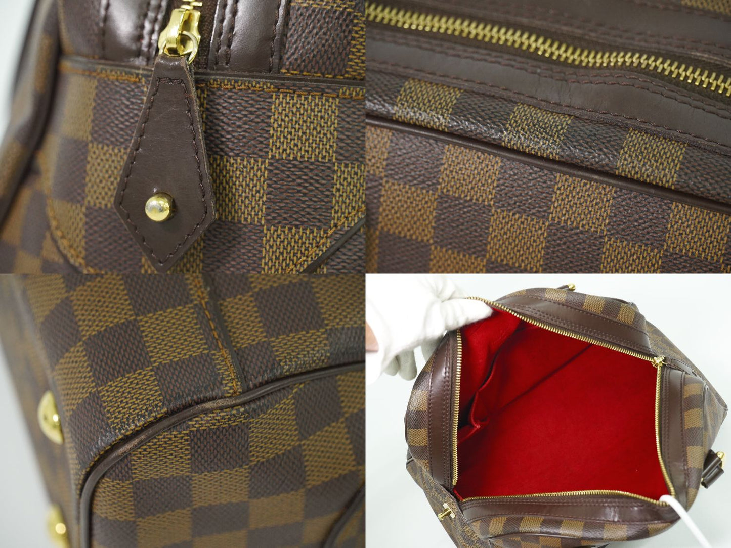 LOUIS VUITTON ドゥオモ ダミエ エベヌ ハンドバッグ N60008