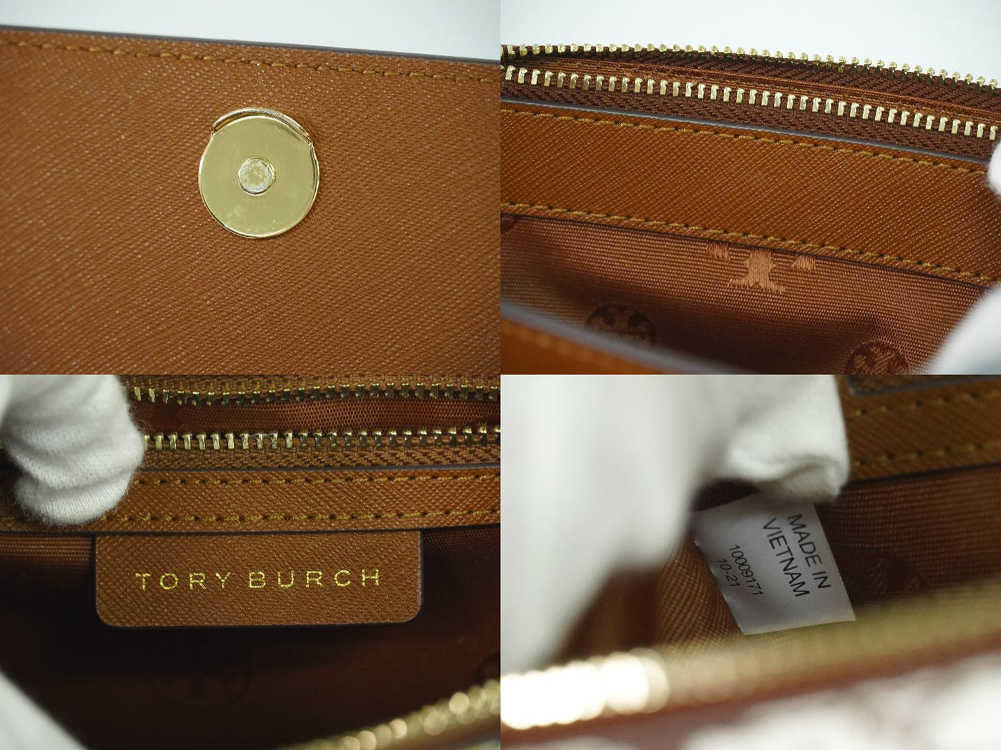 TORY BURCH ショルダーバッグ ブラウン マルチカラー