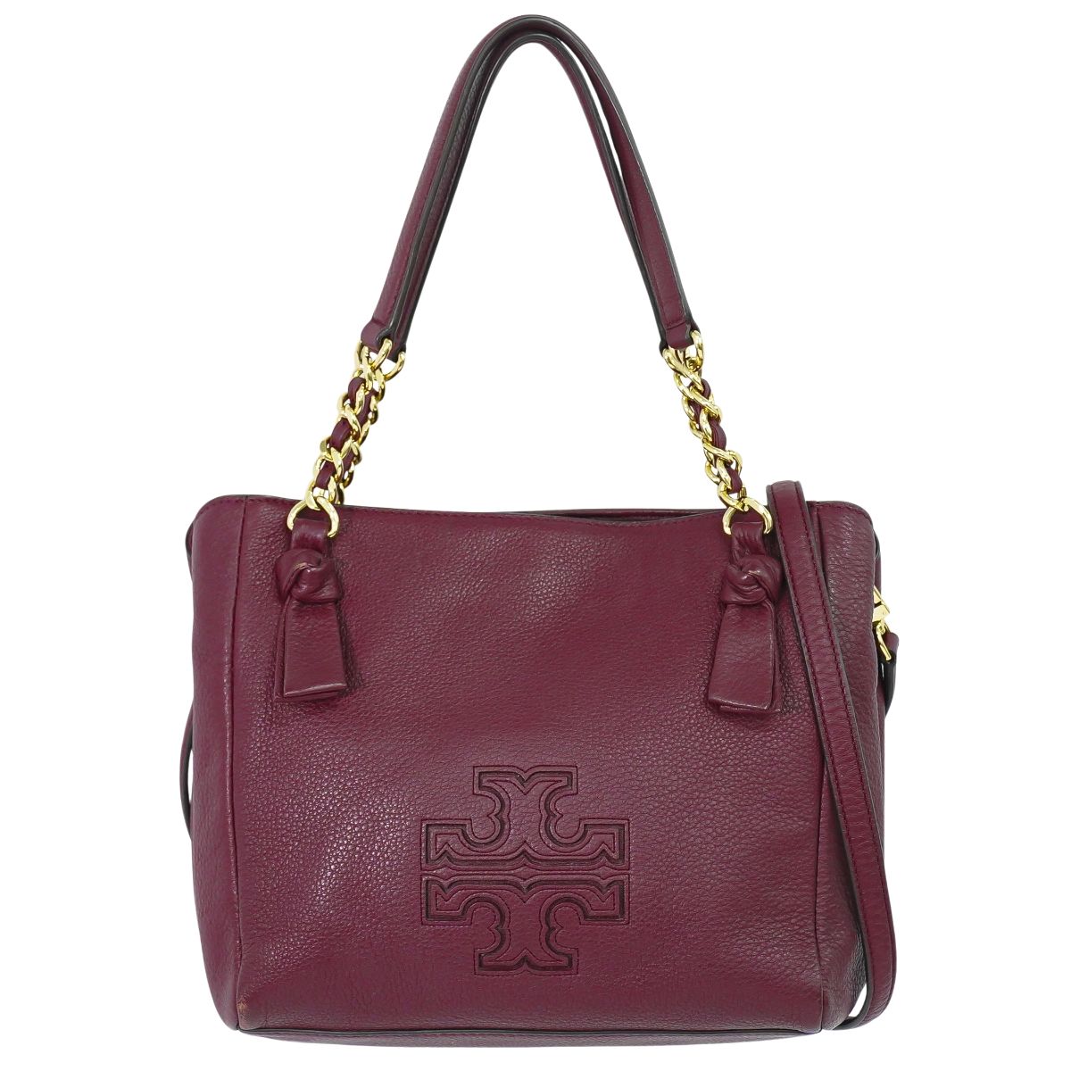 TORY BURCH 2WAY ショルダーバッグ ボルドー