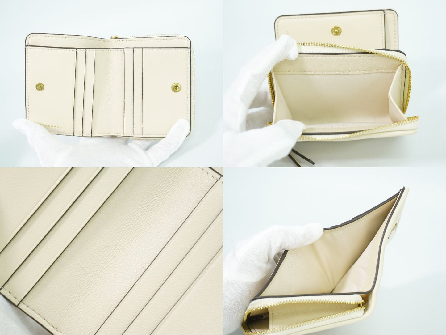 TORY BURCH 折財布 アイボリー