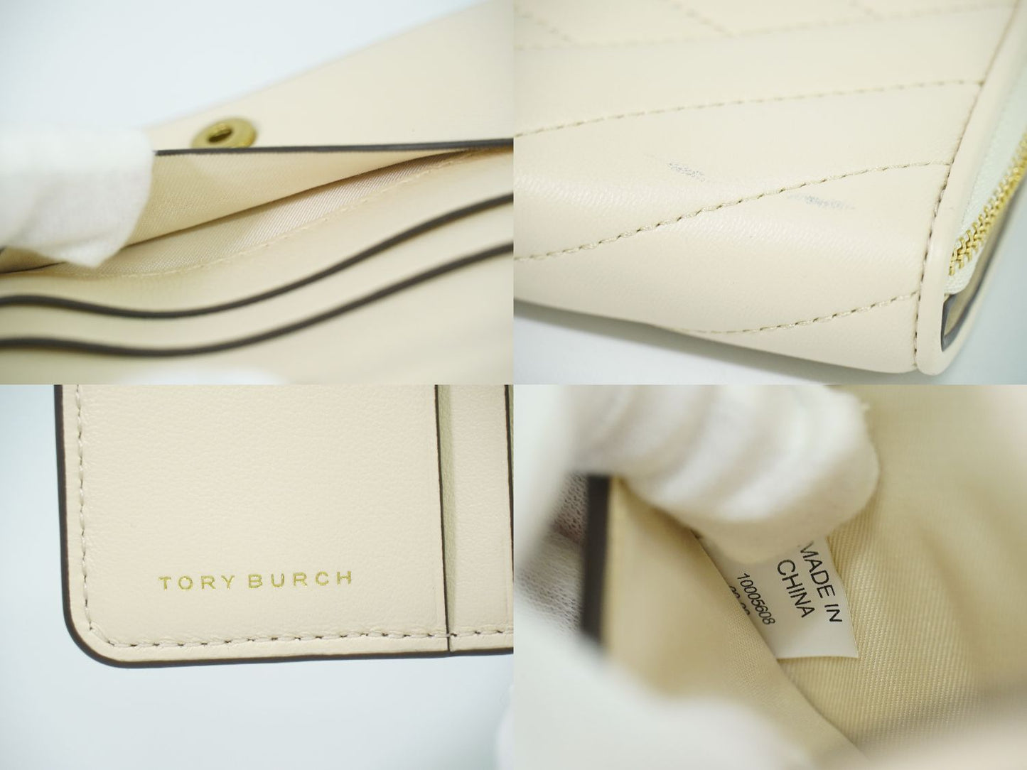 TORY BURCH 折財布 アイボリー