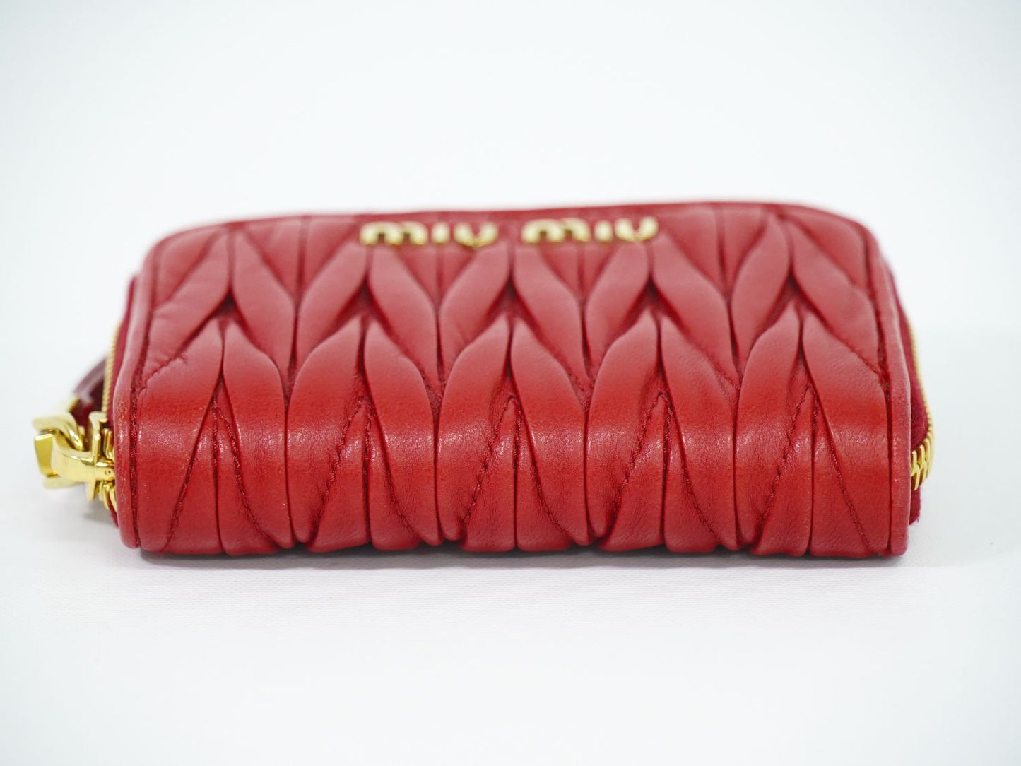 MIU MIU マテラッセ コインケース レッド 5MM268