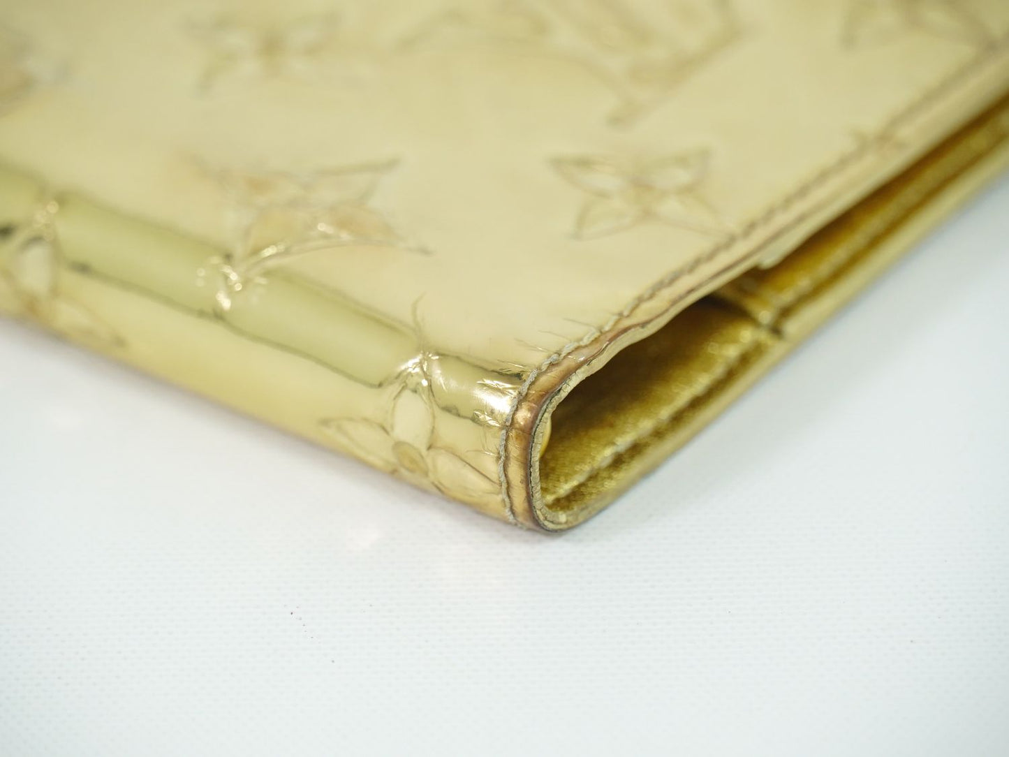 LOUIS VUITTON アジェンダ PM モノグラム ミロワール 手帳カバー ゴールド R20962