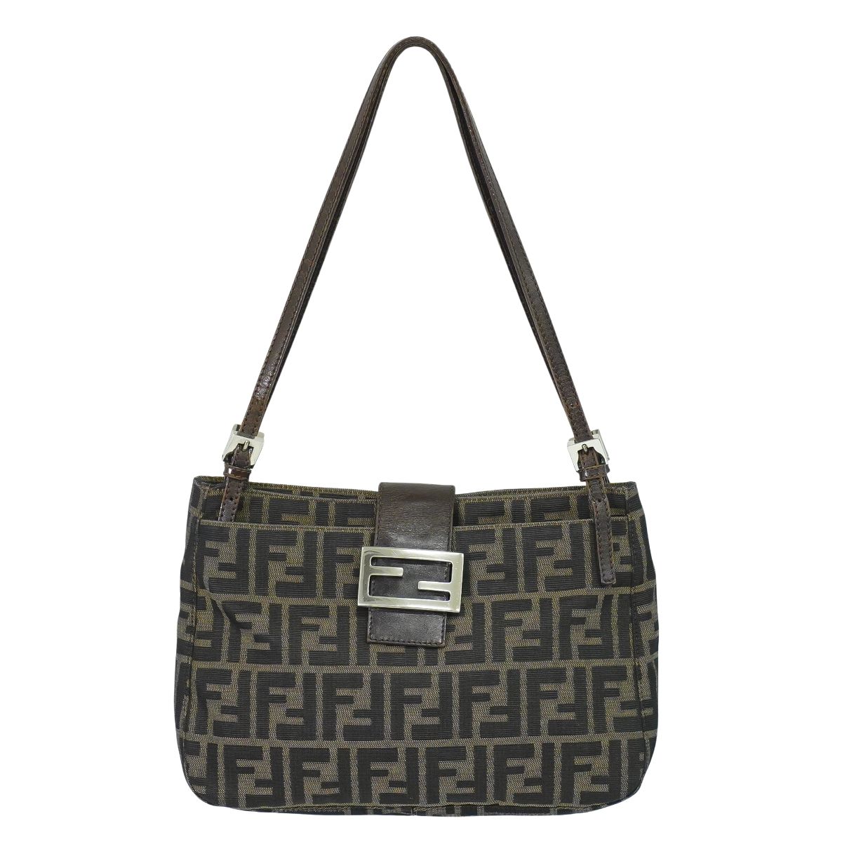 FENDI ズッカ ショルダーバッグ ブラウン 26728