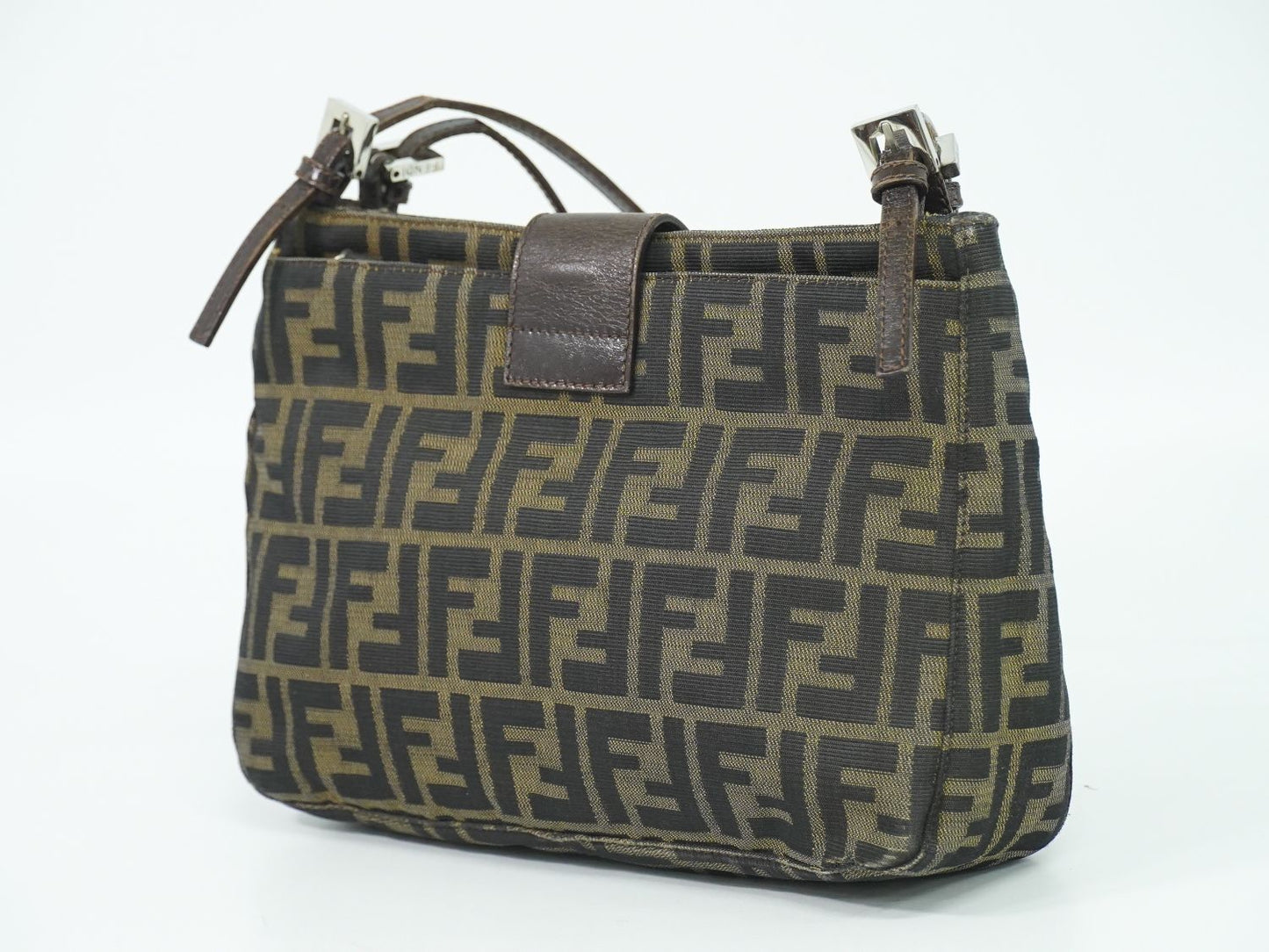 FENDI ズッカ ショルダーバッグ ブラウン 26728