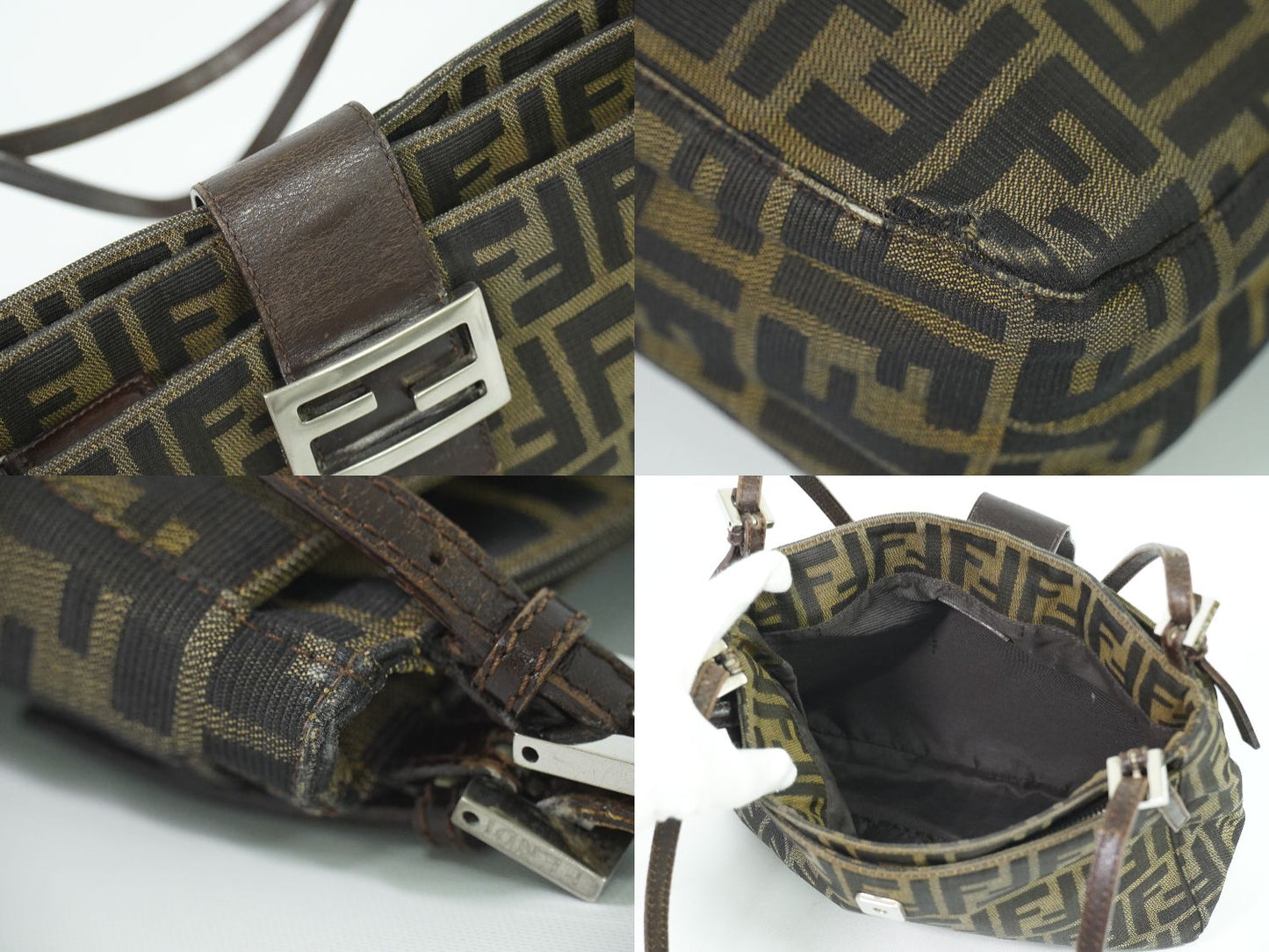 FENDI ズッカ ショルダーバッグ ブラウン 26728