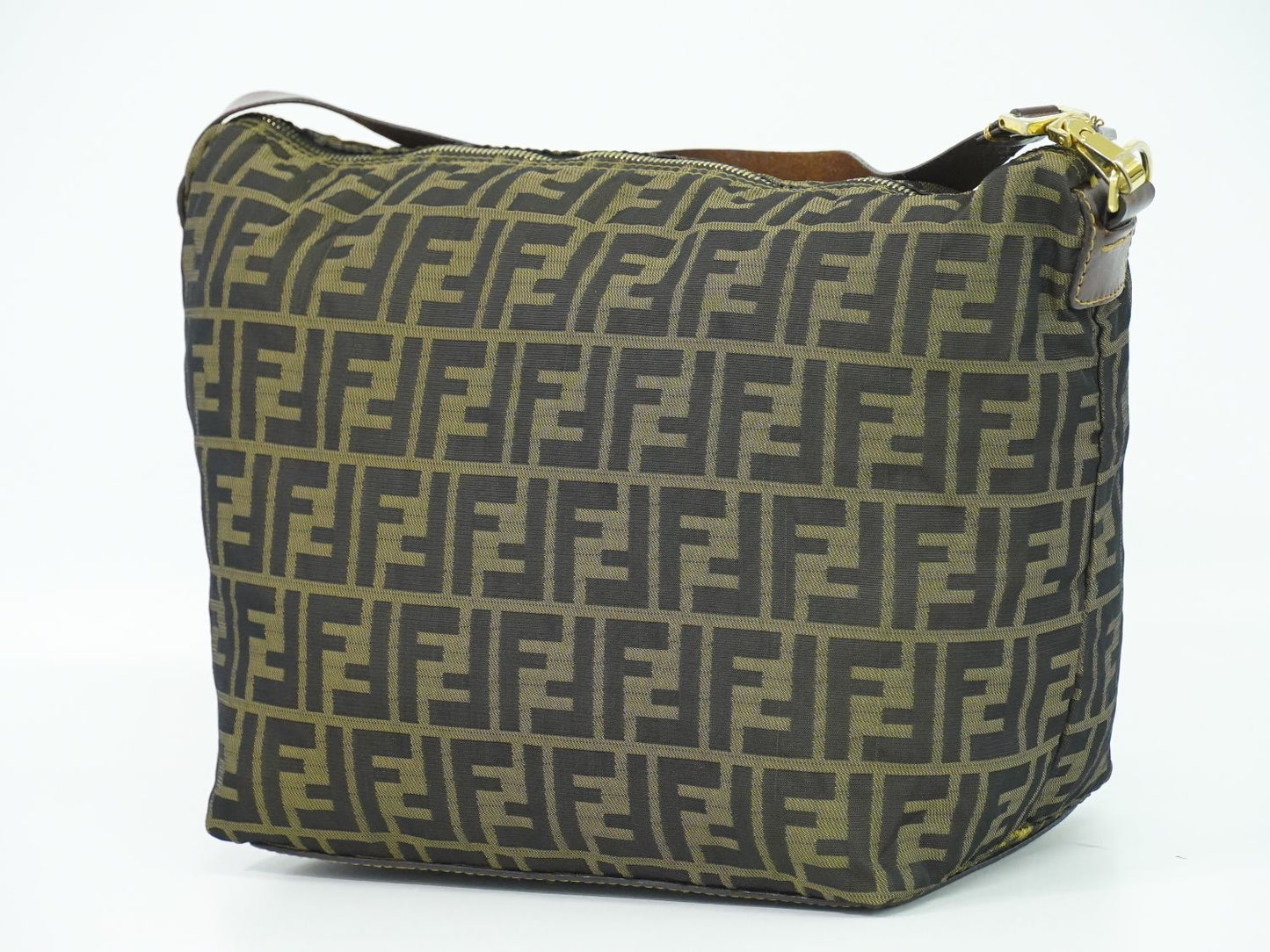 FENDI ズッカ ハンドバッグ ブラウン 26597