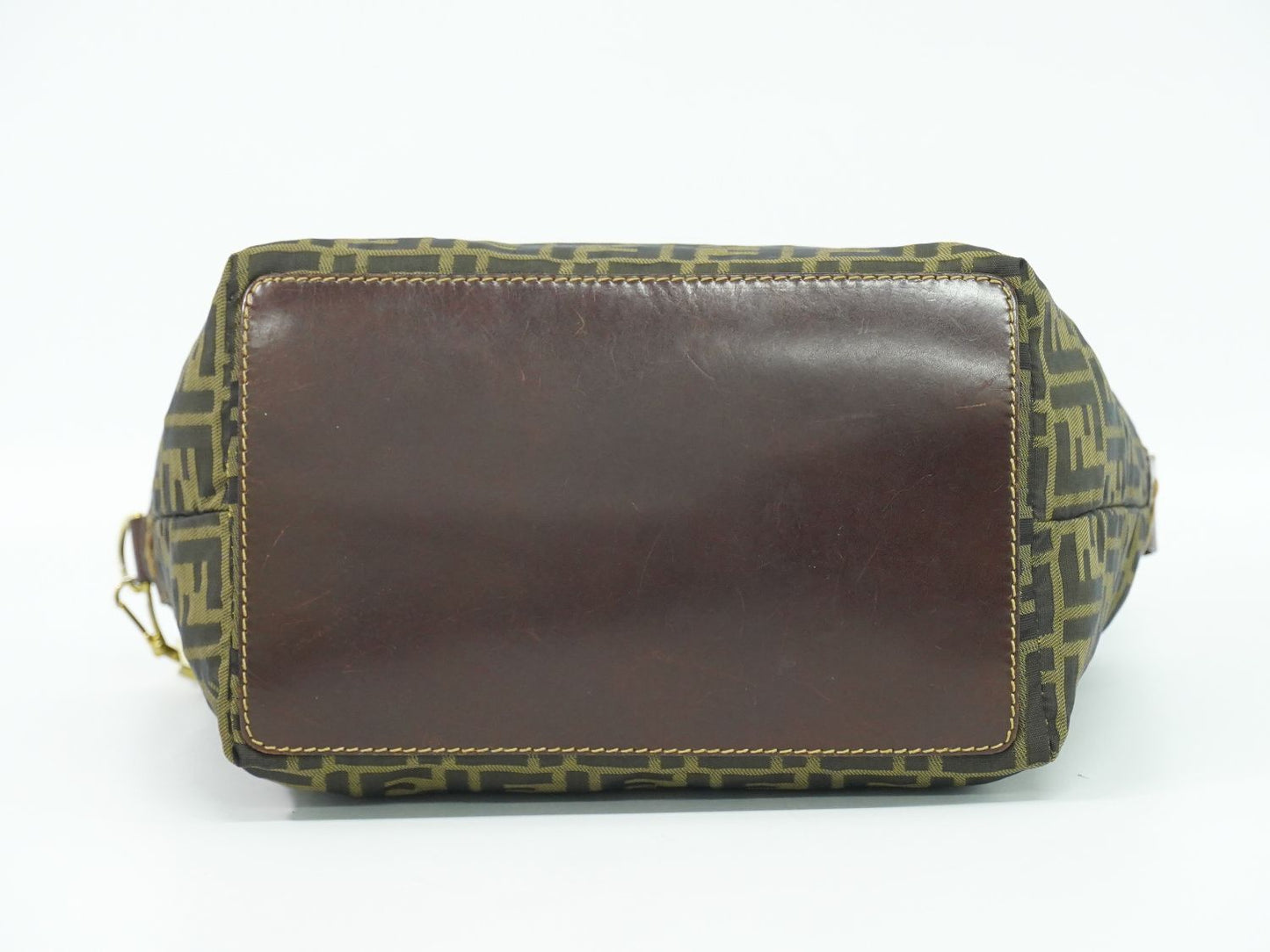 FENDI ズッカ ハンドバッグ ブラウン 26597