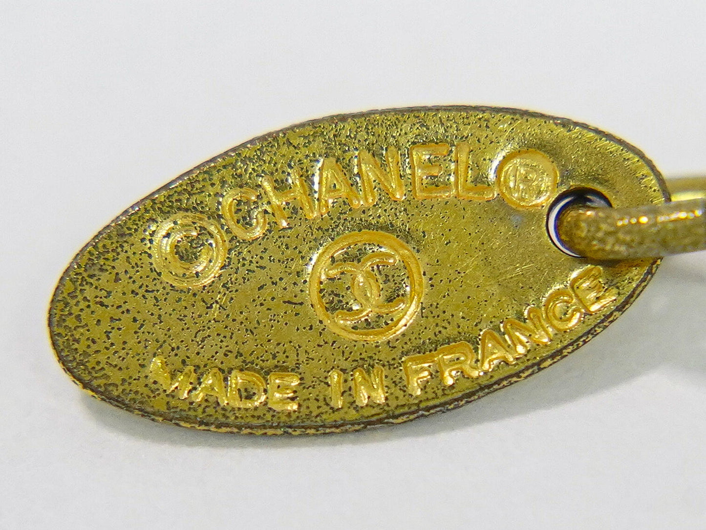 CHANEL ココマーク ラインストーン ネックレス GP ゴールド