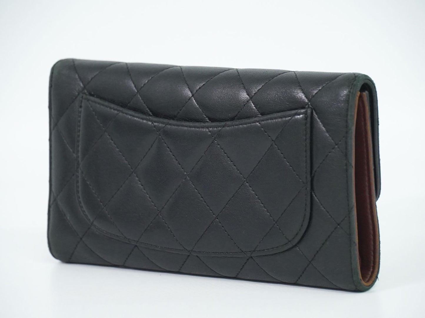 CHANEL ココマーク マトラッセ 長財布 ブラック