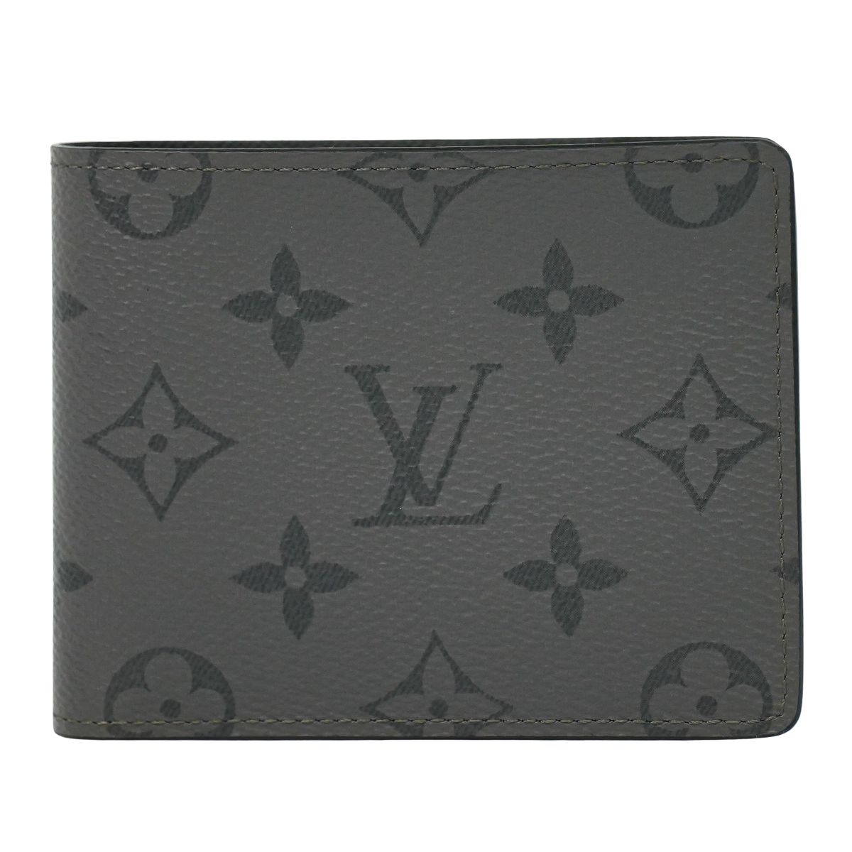 LOUIS VUITTON ポルトフォイユ スレンダー モノグラム エクリプス リバース 折財布 M80906